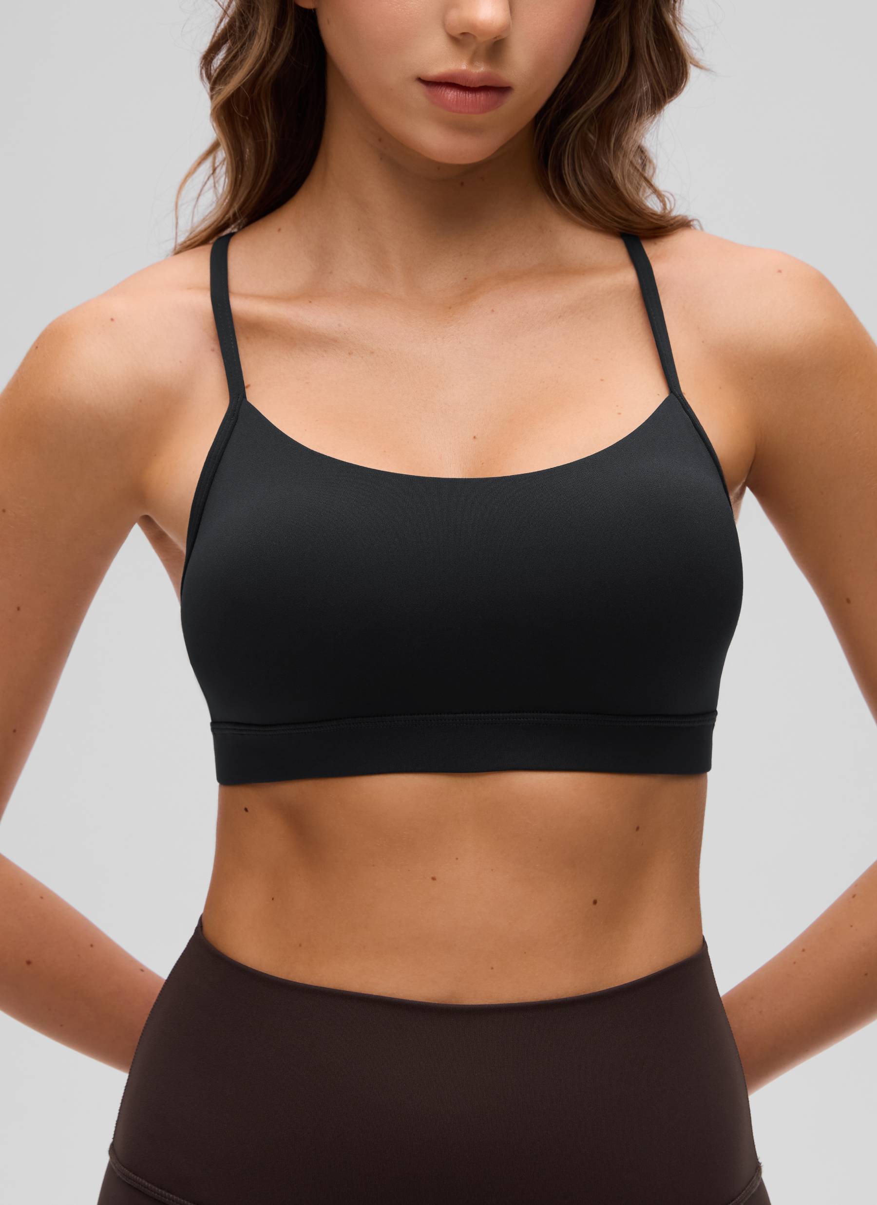 Áo lót Butterluxe CRZ YOGA dành cho nữ, kiểu Yoga, độ nâng nhẹ, Butterluxe , thiết kế lưng chữ Y, màu đen