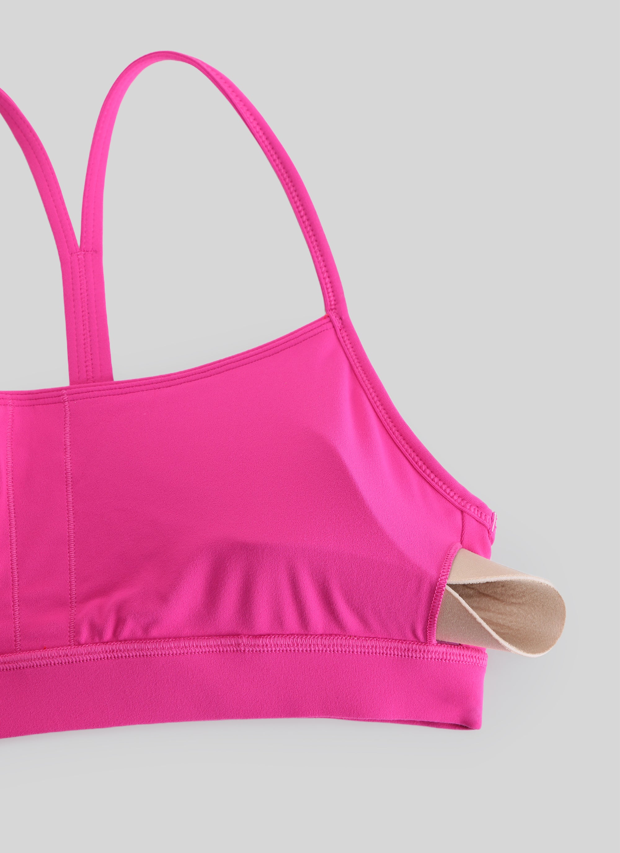 Áo lót Butterluxe CRZ YOGA dành cho nữ, kiểu Yoga, độ nâng nhẹ, Butterluxe , thiết kế lưng chữ Y, màu Tím Hibiscus