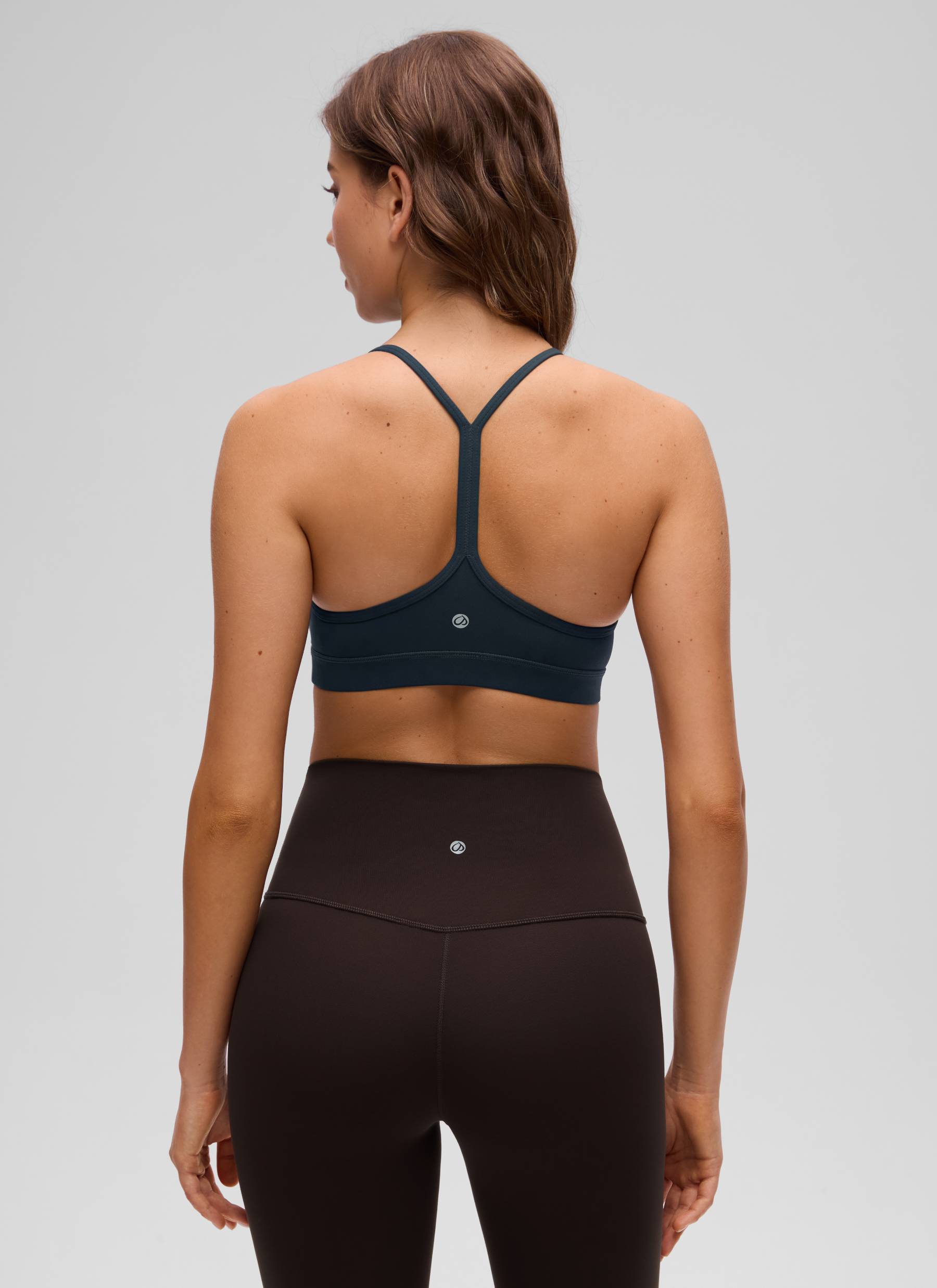 Áo lót Butterluxe CRZ YOGA dành cho nữ, kiểu Yoga, độ nâng nhẹ, Butterluxe , thiết kế lưng chữ Y, màu True Navy