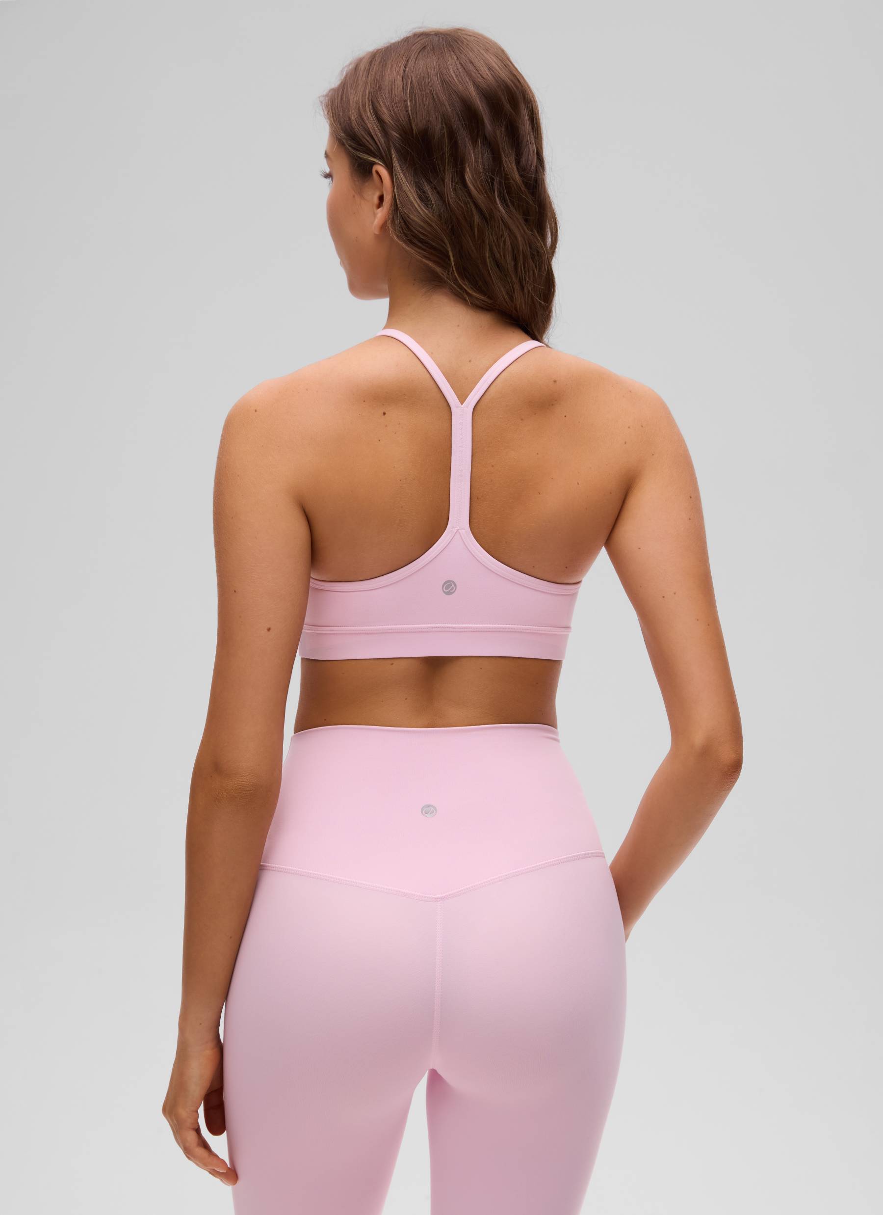 Áo lót Butterluxe CRZ YOGA dành cho nữ, kiểu Yoga, độ nâng nhẹ, Butterluxe , thiết kế lưng chữ Y, màu Hồng Peony