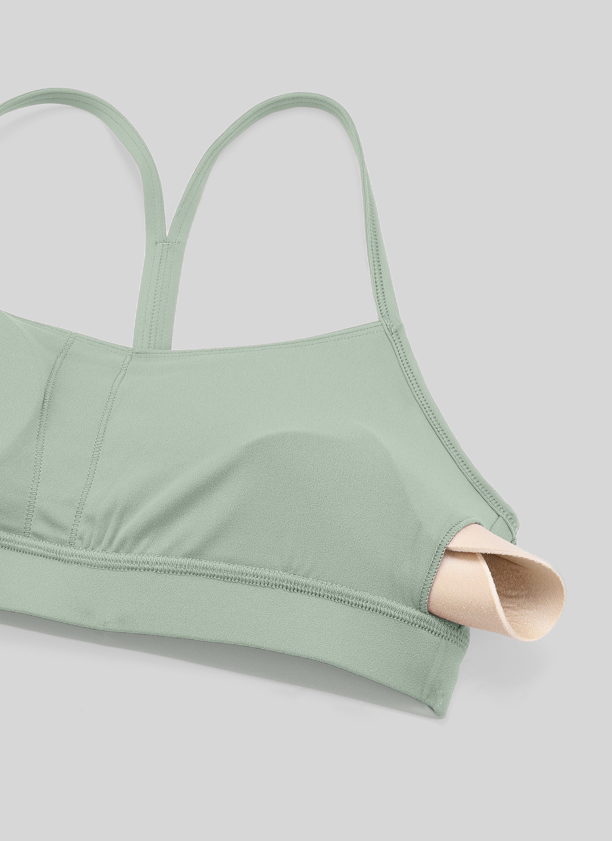CRZ YOGA 女士瑜伽輕度支撐款「Butterluxe 」運動內衣 Y字背帶 綠色 Palm Court