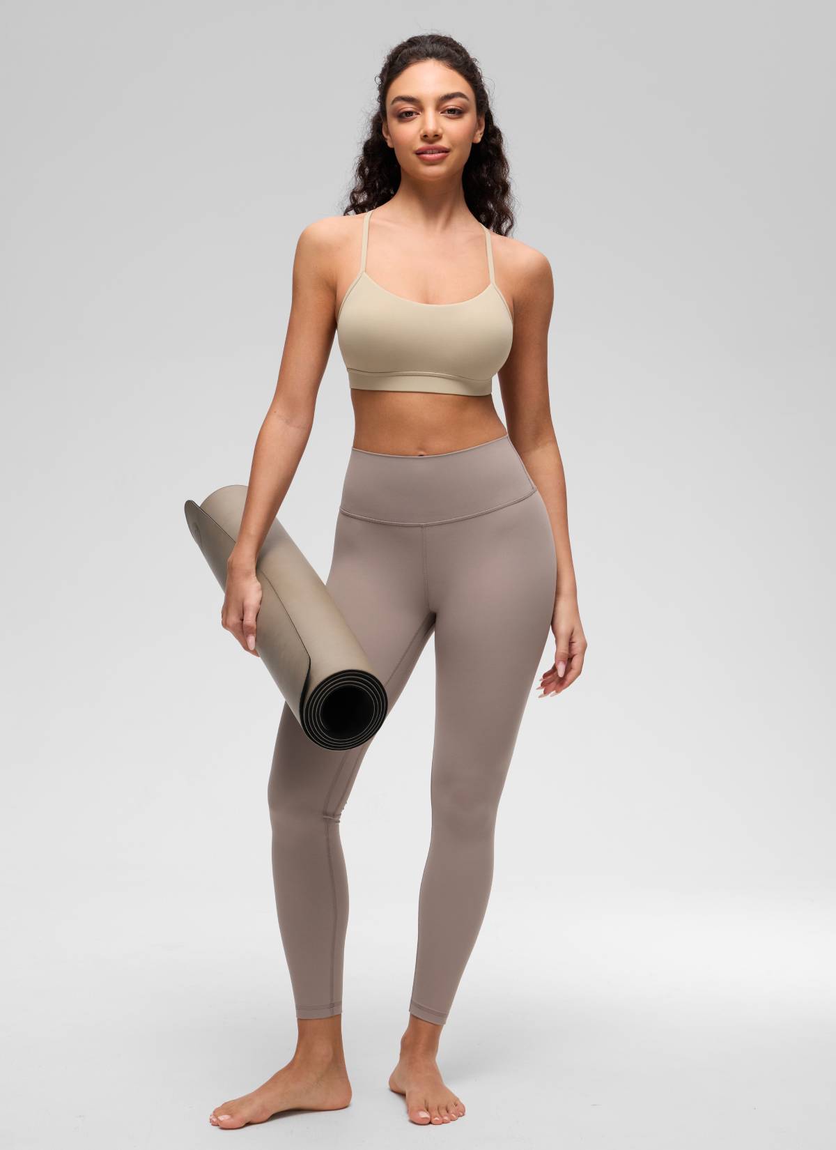Áo lót Butterluxe CRZ YOGA dành cho nữ, kiểu Yoga, độ nâng nhẹ, Butterluxe , thiết kế lưng chữ Y, màu Oak