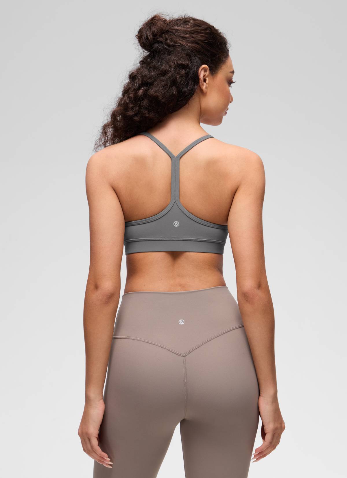 Áo lót Butterluxe CRZ YOGA dành cho nữ, kiểu Yoga, độ nâng nhẹ, Butterluxe , thiết kế lưng chữ Y, màu xám tro