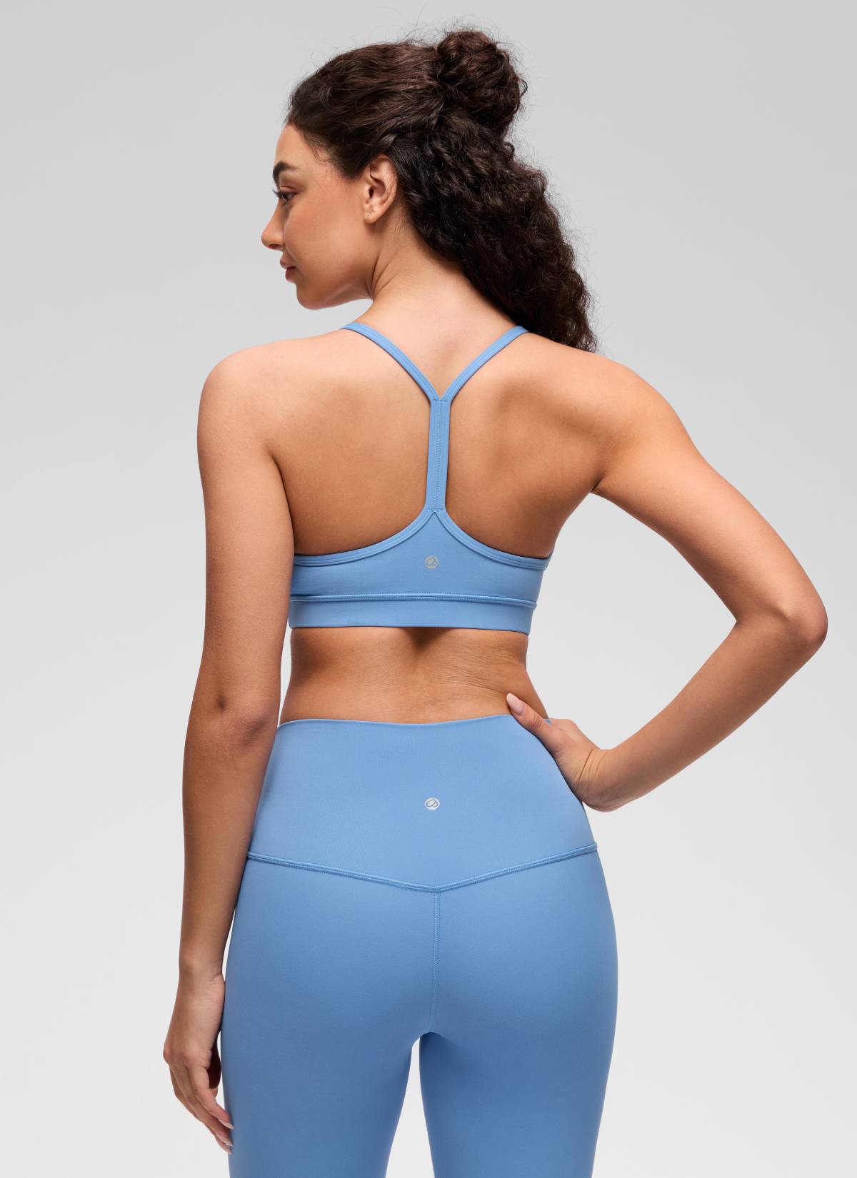 Áo lót Butterluxe CRZ YOGA dành cho nữ, kiểu Yoga Light Support Butterluxe , cổ chữ Y, màu Party Blue