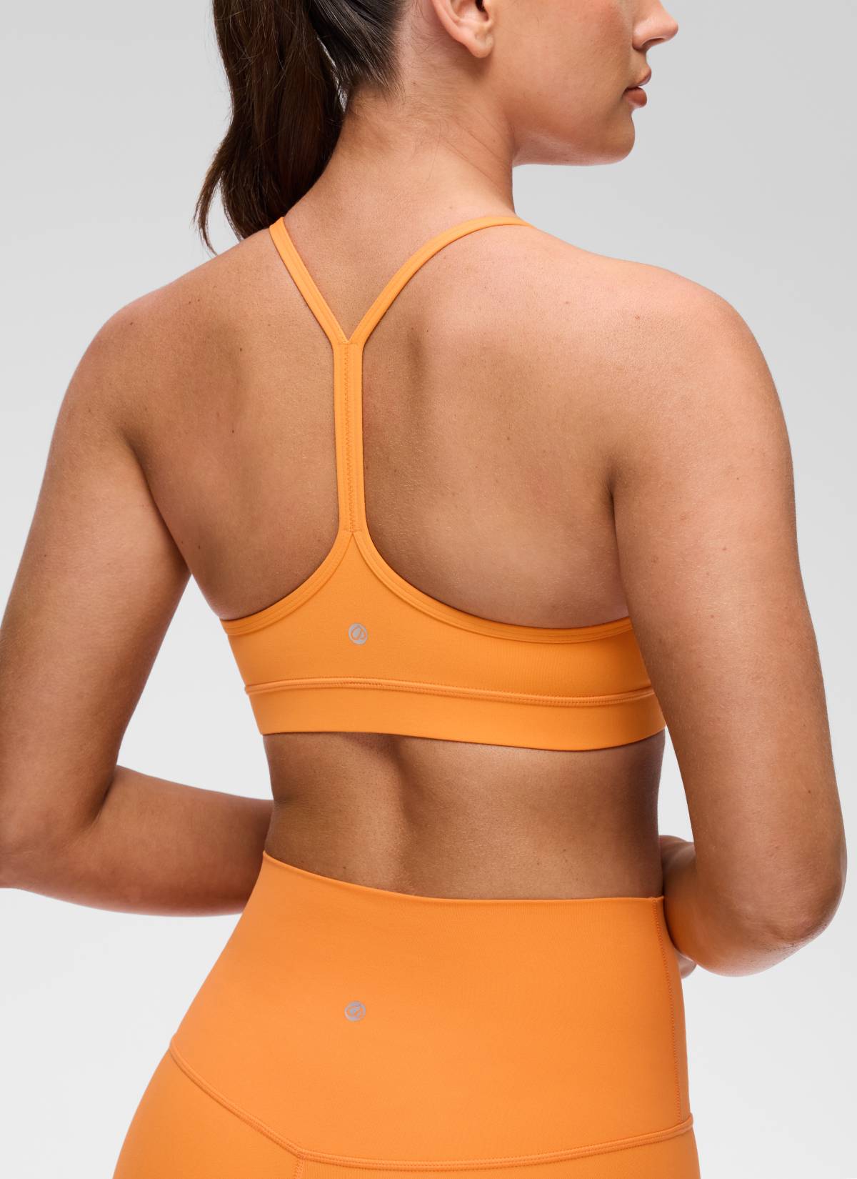 Áo lót Butterluxe CRZ YOGA dành cho nữ, kiểu Yoga Light Support Butterluxe , cổ chữ Y, họa tiết hổ, màu cam