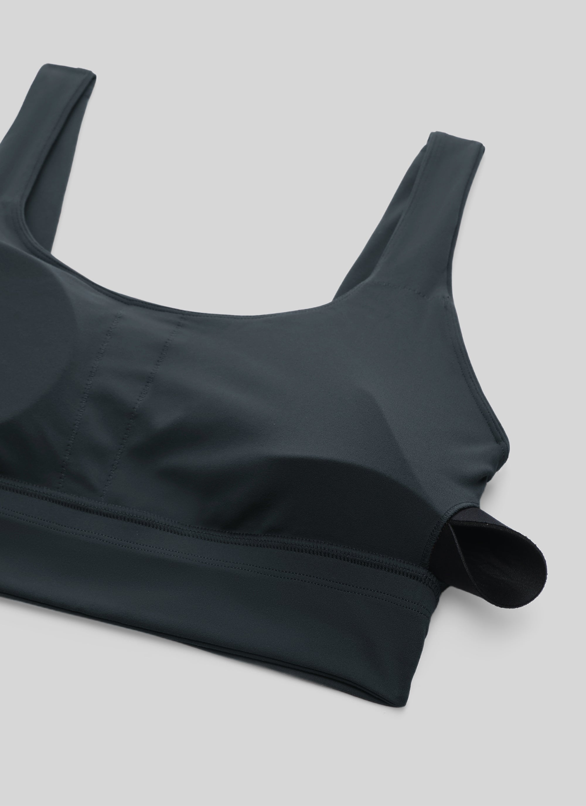 CRZ YOGA Yoga Sokongan Rendah Wanita Butterluxe Bra Sukan U Belakang Longline True Navy