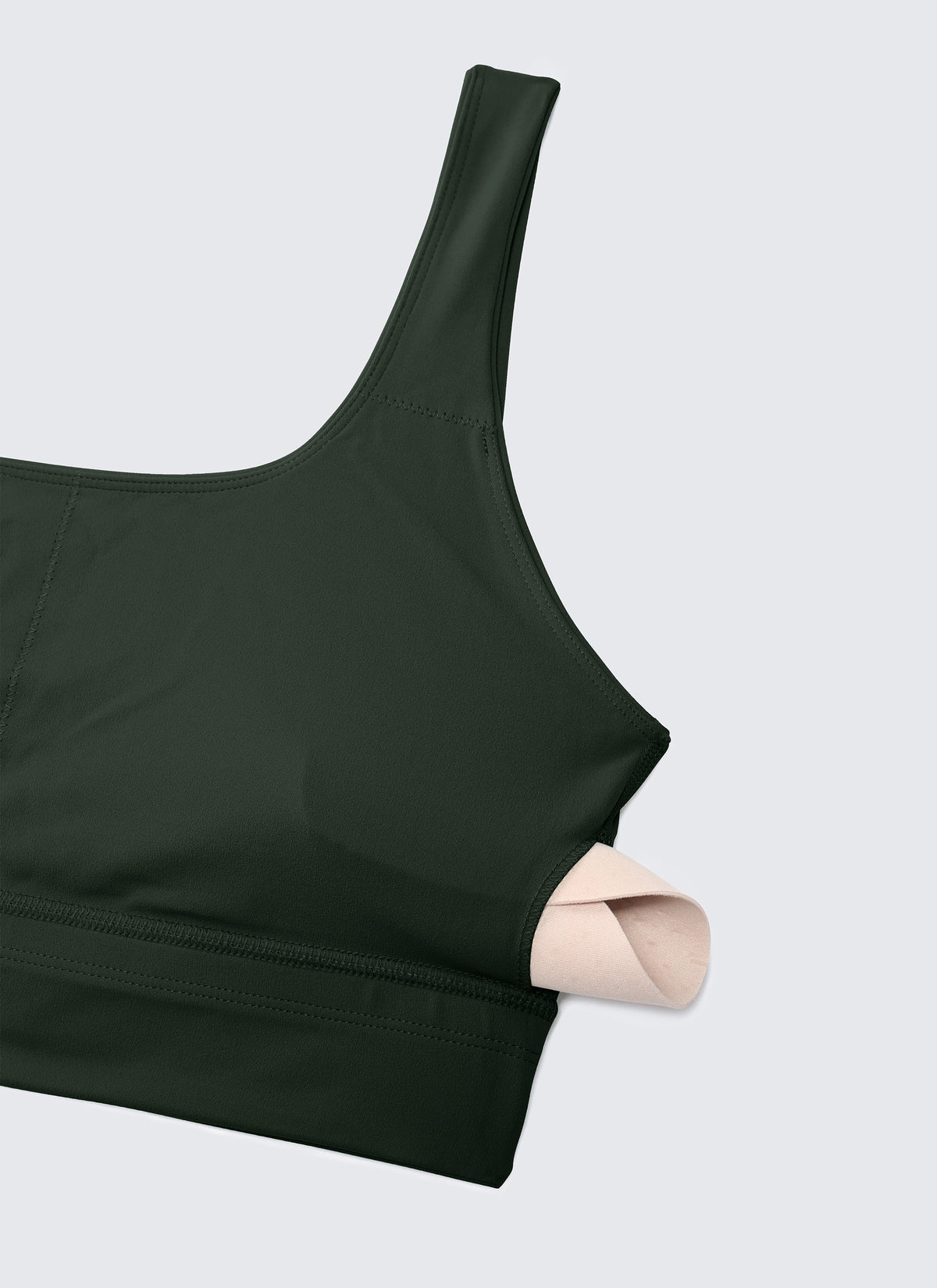 CRZ YOGA Women's Yoga Low Support Butterluxe Sport Bra U Back Longline Legend Green @model_info:NEW