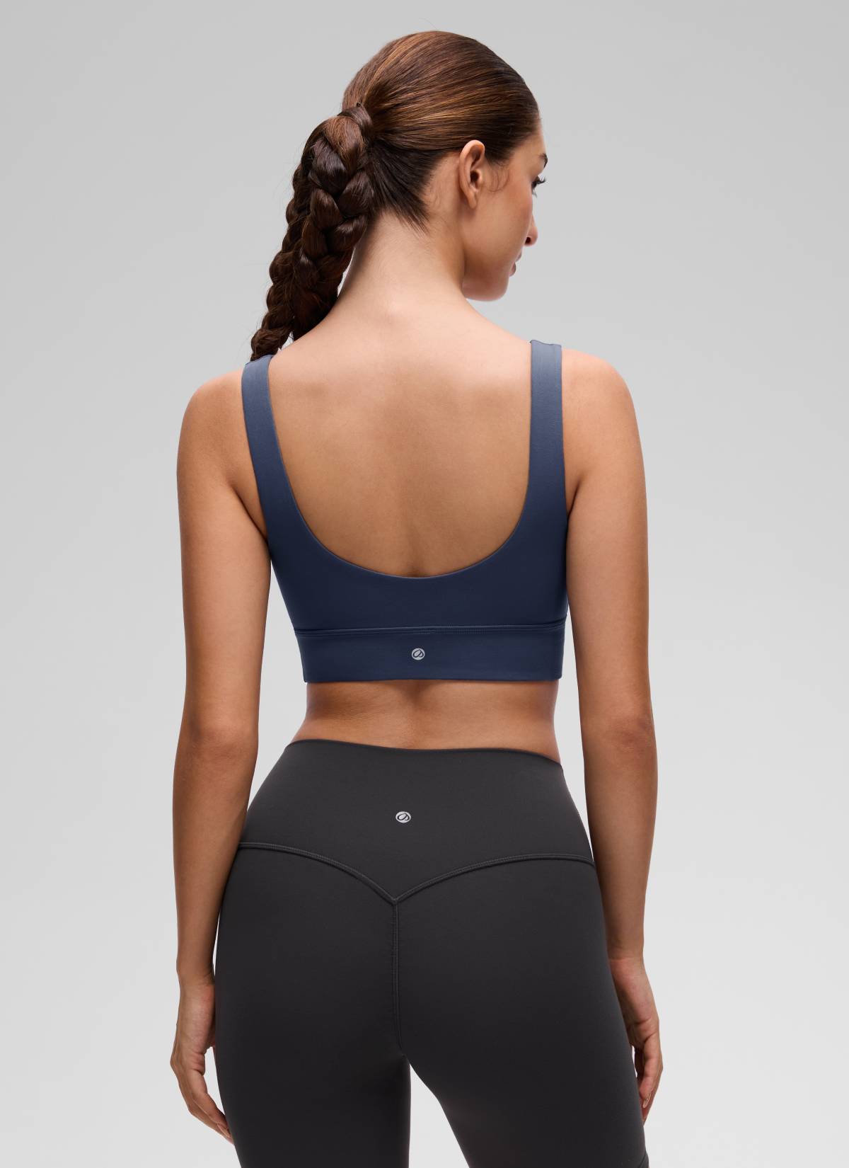 CRZ YOGA Yoga Sokongan Rendah Wanita Butterluxe Bra Sukan U Back Longline Club Blue