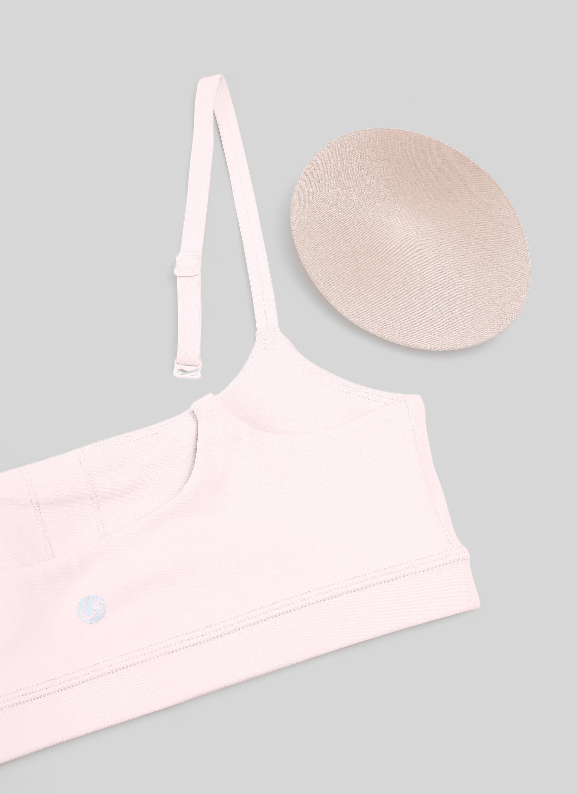 Áo lót thể thao CRZ YOGA dành cho nữ, Butterluxe , dây mảnh Butterluxe , cổ tròn, màu hồng dâu tây