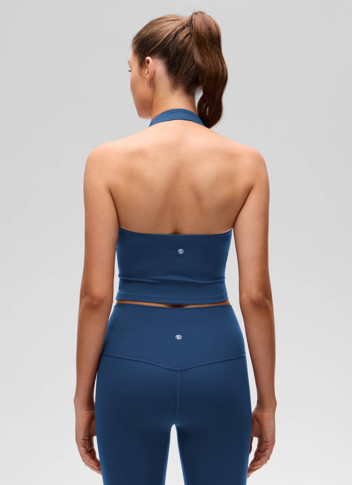CRZ YOGA Áo lót thể thao nữ Butterluxe dài, Butterluxe , kiểu áo crop top màu xanh hải quân Pháp
