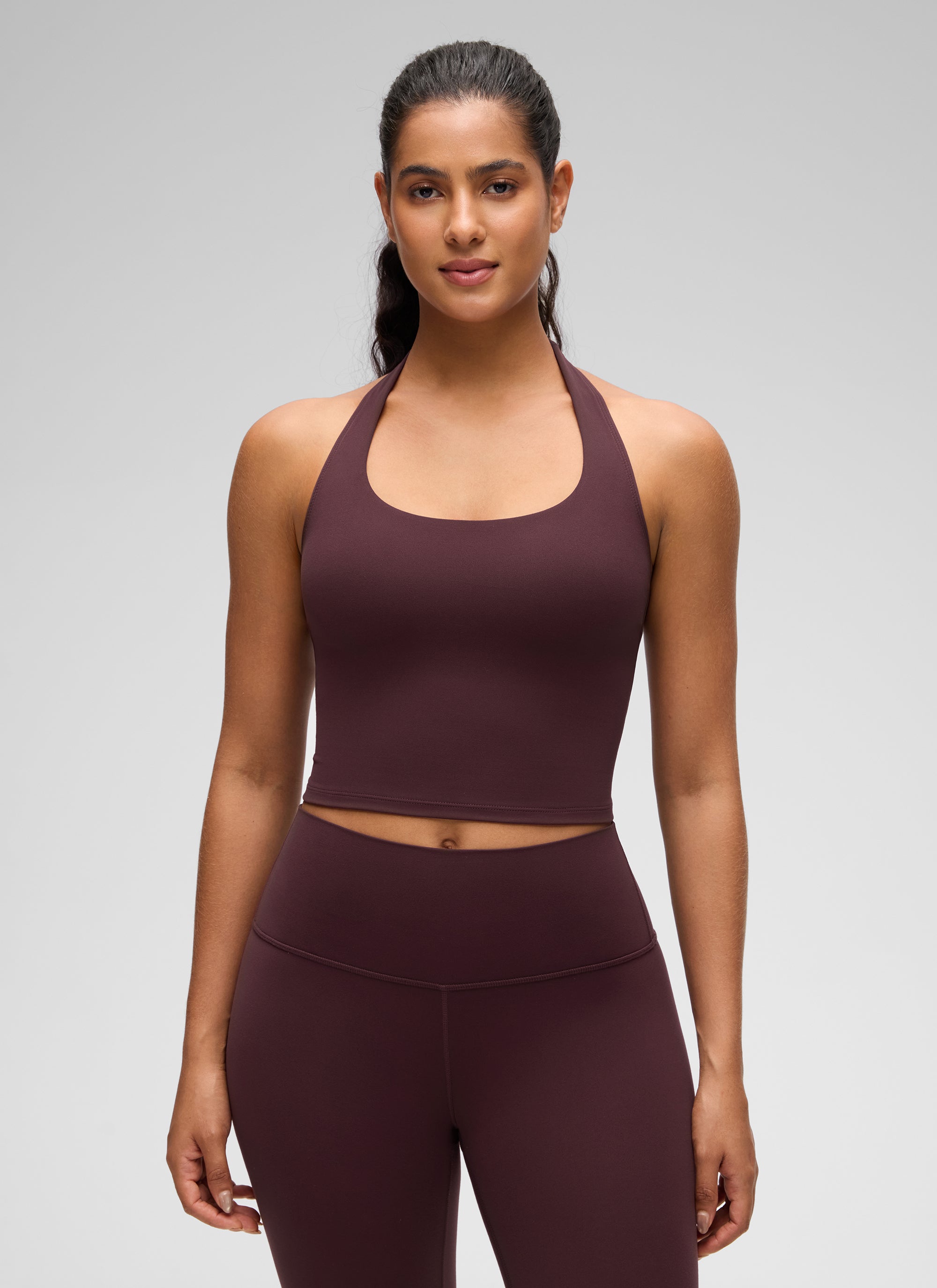 CRZ YOGA - Áo lót thể thao Butterluxe dài dành cho nữ Butterluxe , áo crop top màu Ripe Plum