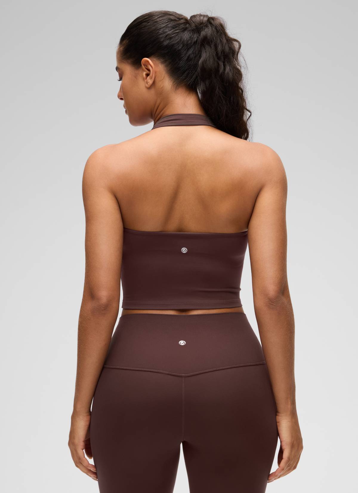 CRZ YOGA Áo lót thể thao Butterluxe dài dành cho nữ Butterluxe , áo crop top màu xám nâu