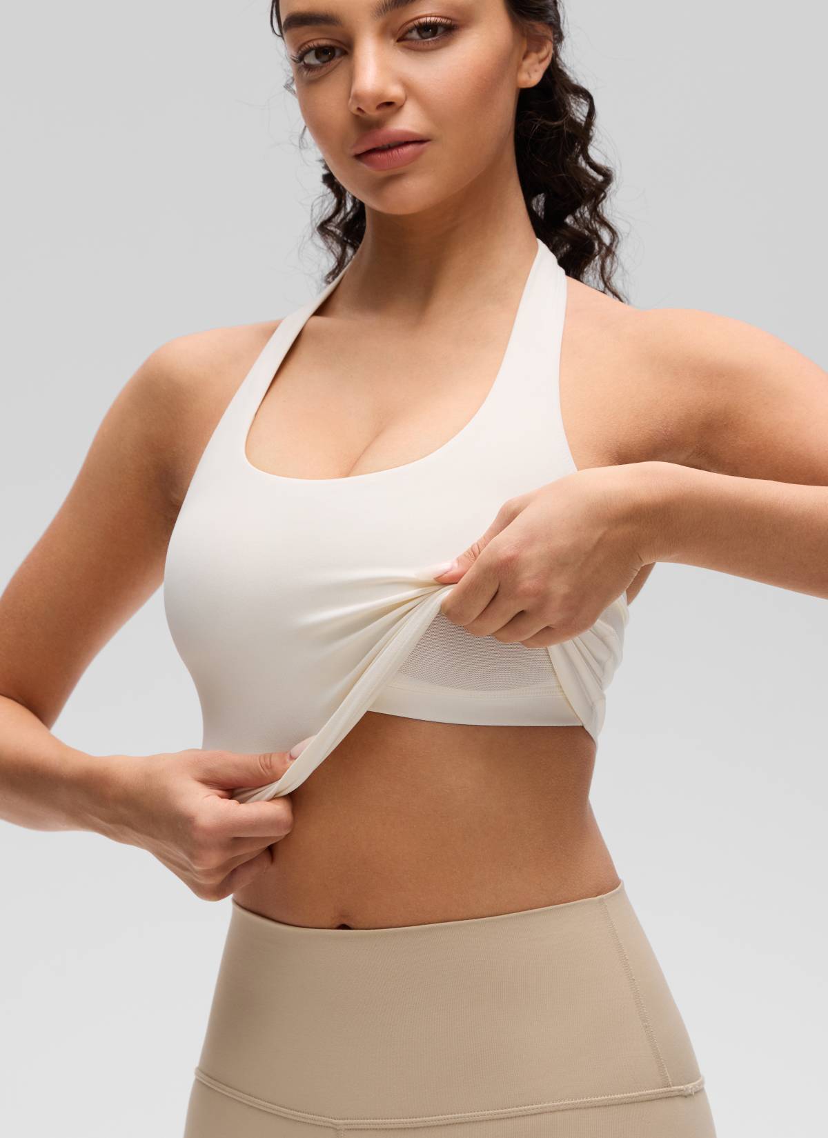 CRZ YOGA Áo lót thể thao Butterluxe dài dành cho nữ Butterluxe , áo crop top màu Trắng và Màu mơ