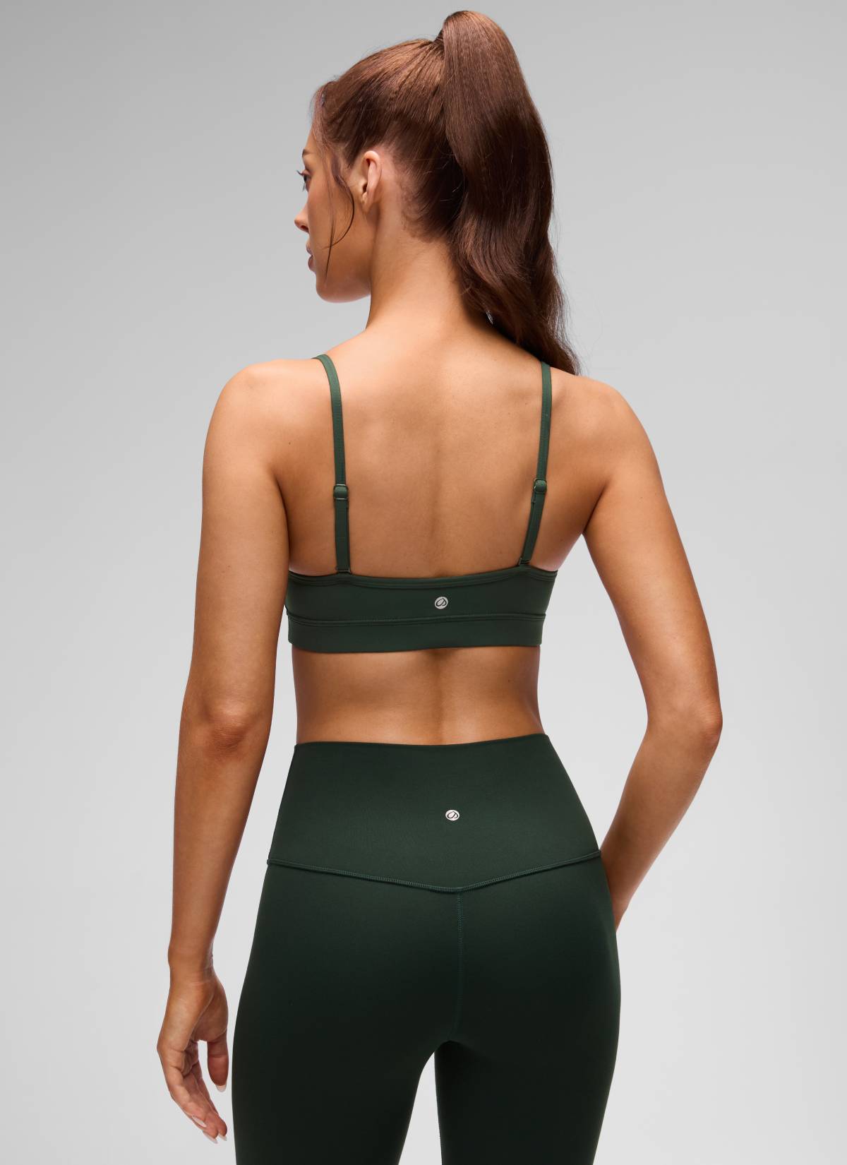 CRZ YOGA Butterluxe Áo lót thể thao yoga cổ chữ V dành cho nữ có đệm mút, màu xanh Legend