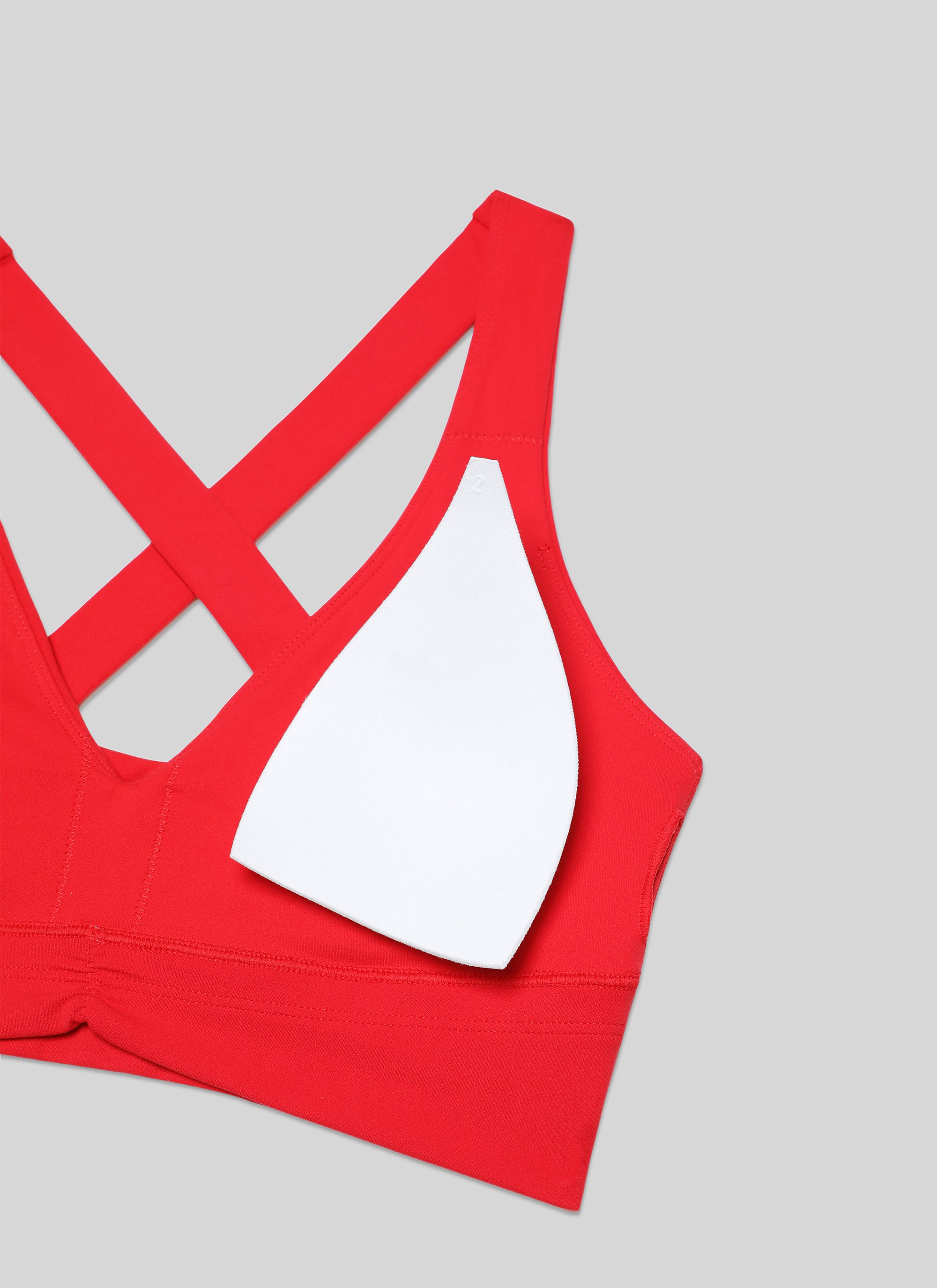Áo lót yoga CRZ YOGA dành cho nữ, kiểu " Butterluxe " với độ nâng nhẹ, cổ chữ V xếp nếp, màu đỏ đậm