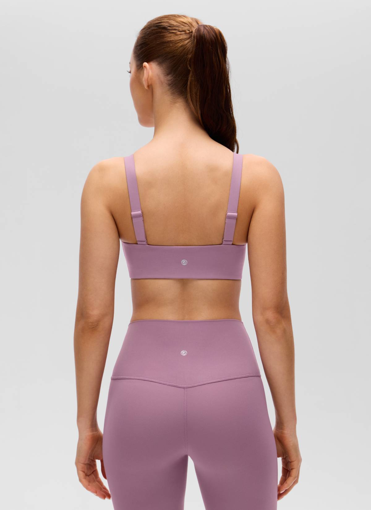 CRZ YOGA 여성용 Butterluxe 요가 U넥 스퀘어 백 스포츠 브라 라이트 라벤더