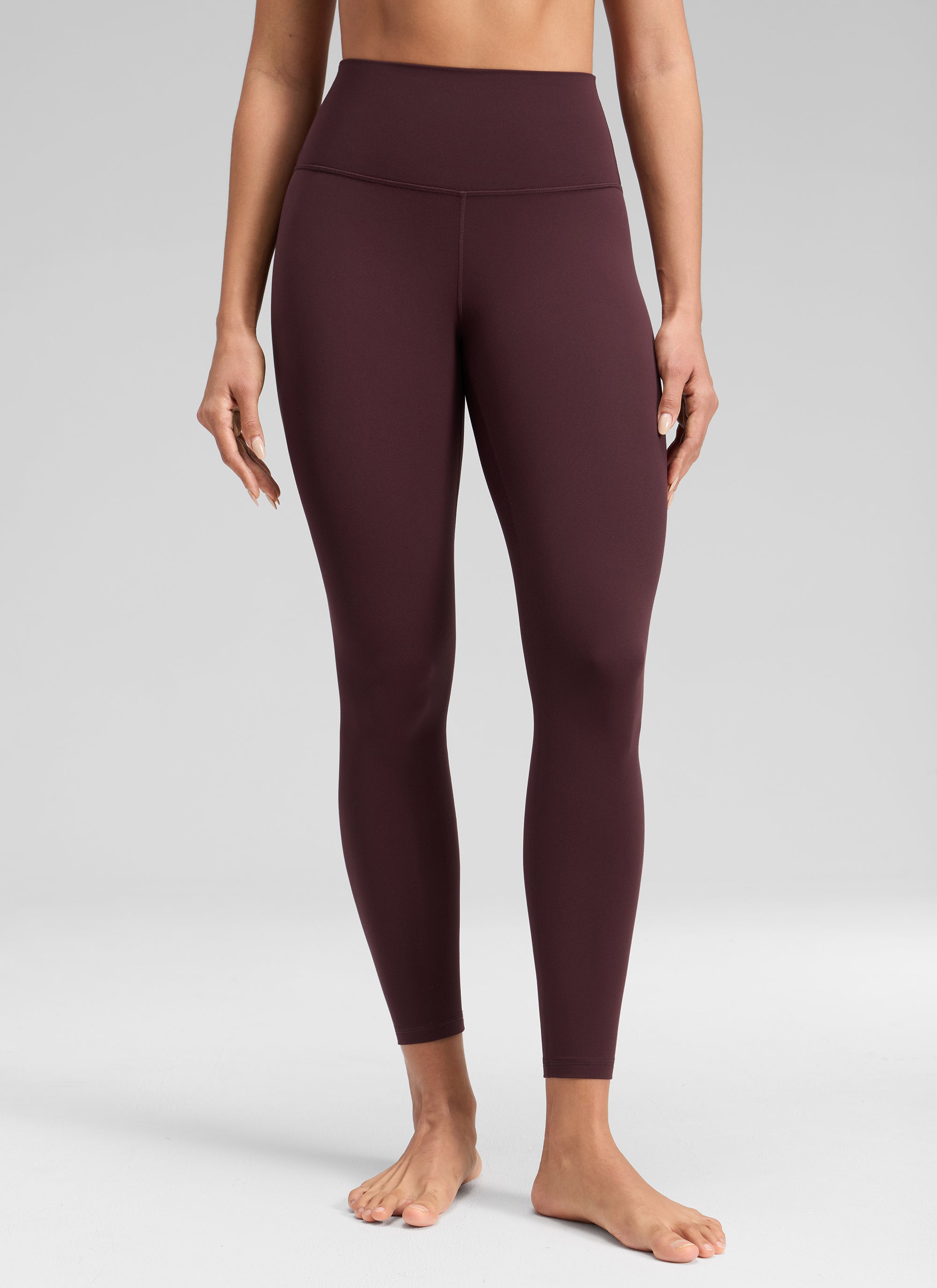 CRZ YOGA - Butterluxe legging yoga nữ kiểu dáng rộng, cạp cao Butterluxe , chiều dài 25 inch, màu Ripe Plum