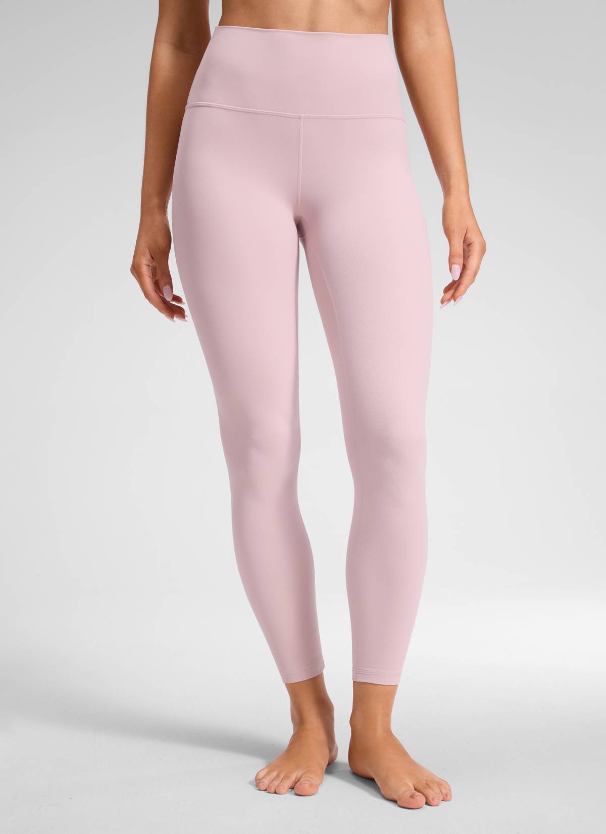 CRZ YOGA - Butterluxe yoga nữ kiểu dáng cao, Butterluxe , kiểu dáng thoải mái, cạp cao, màu Pink Haze, dài 25''