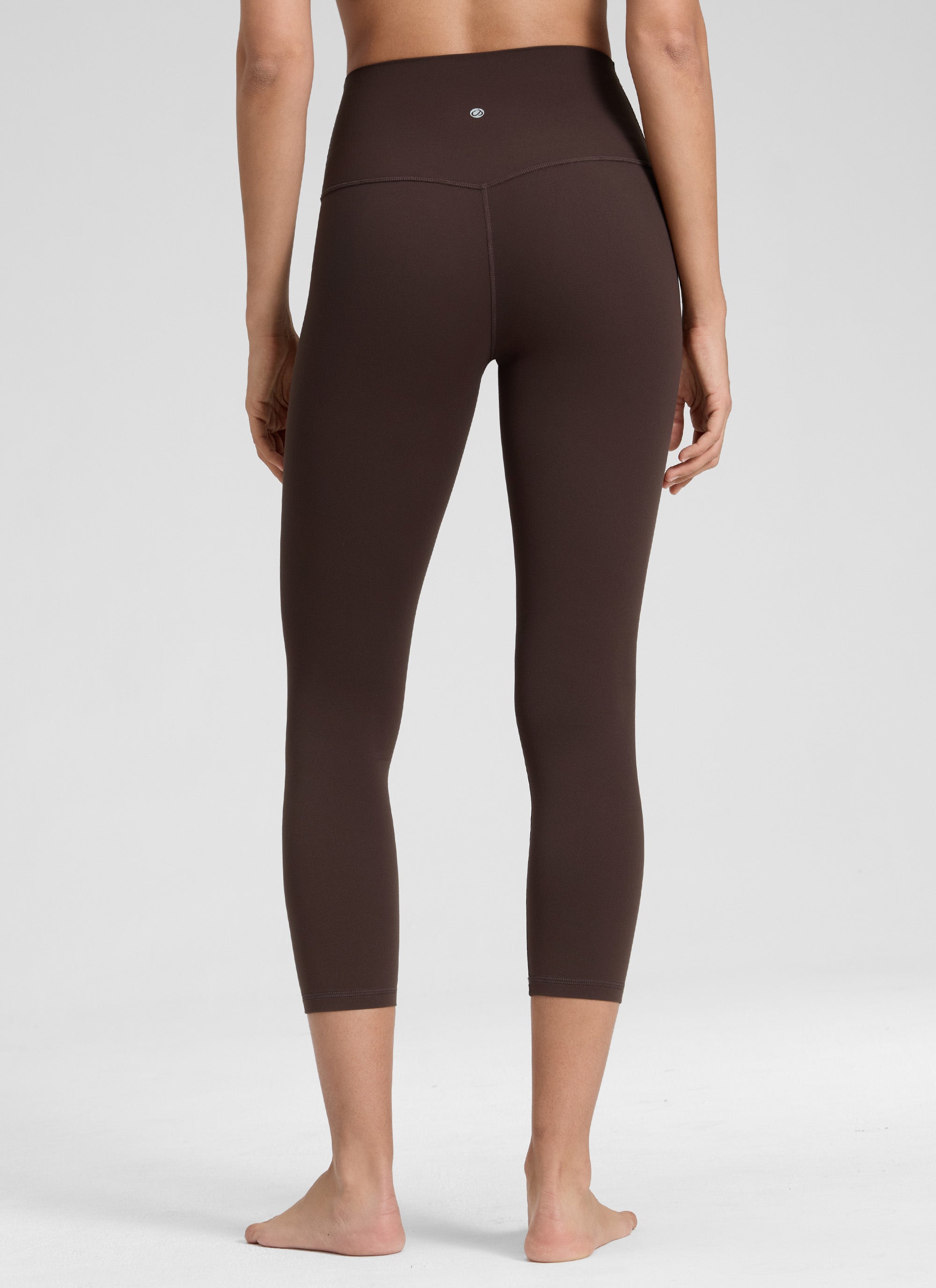 Ruang Istirehat Yoga Wanita CRZ YOGA Bertingkat Tinggi Butterluxe Legging Yoga 23'' Coklat Fudge Panas