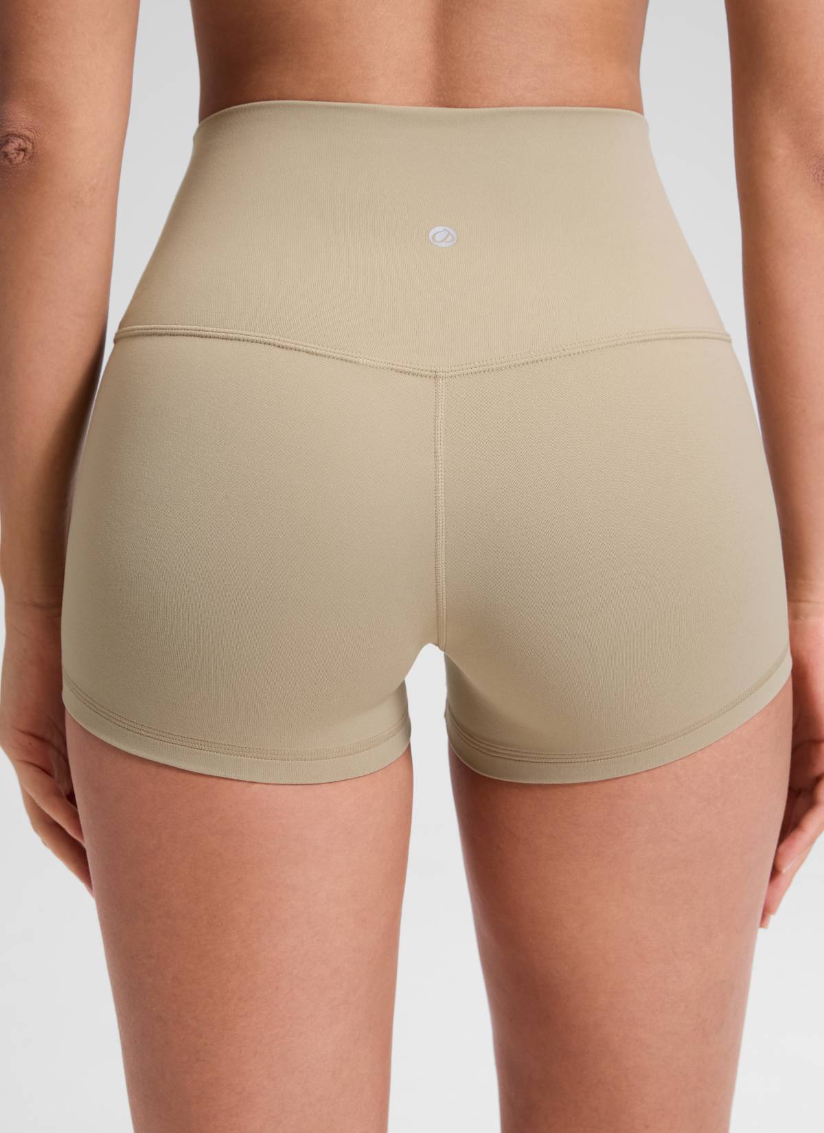 CRZ YOGA Yoga Wanita Booty Tinggi Butterluxe Seluar Pendek Biker 2.5'' Oak
