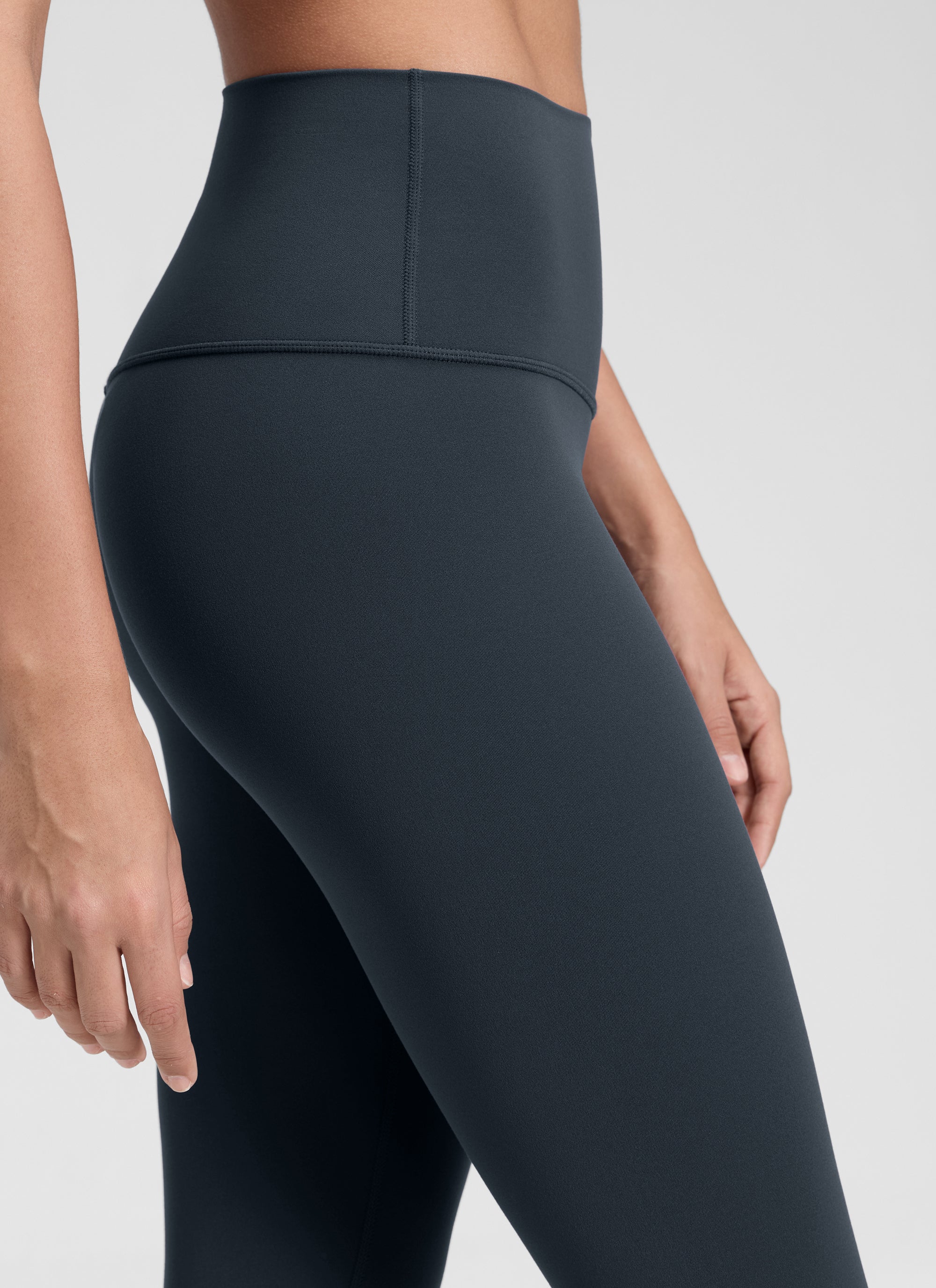 Ruang Istirehat Yoga Wanita CRZ YOGA Bertingkat Tinggi Butterluxe Legging Yoga 19'' Biru Laut Sejati