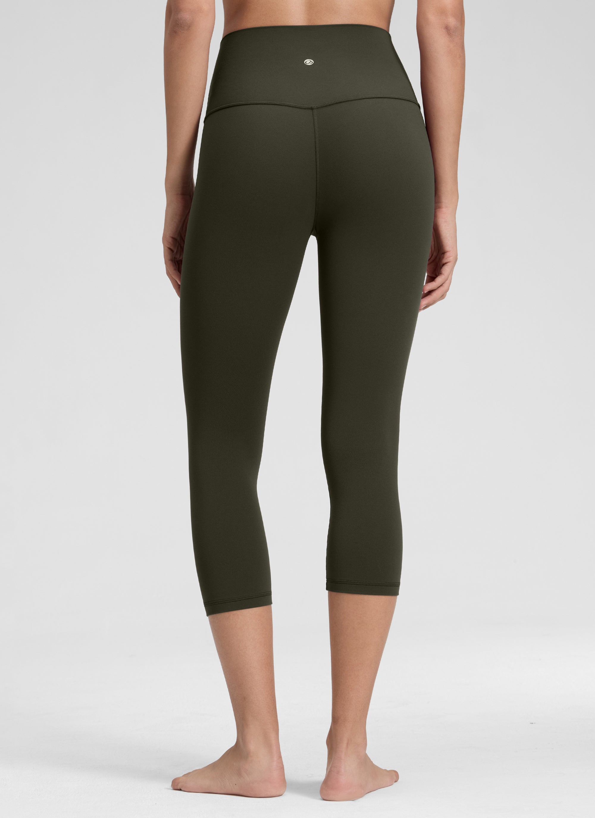 CRZ YOGA Yoga Lounge Wanita Bertingkat Tinggi Butterluxe Legging Yoga 19'' Hijau Zaitun