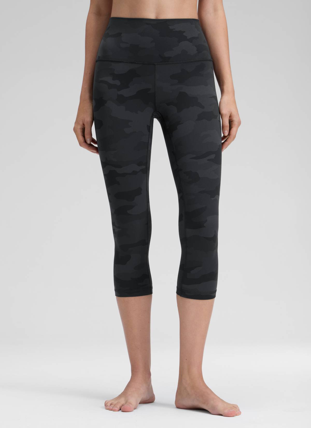 Ruang Istirehat Yoga Wanita CRZ YOGA Bertingkat Tinggi Butterluxe Legging Yoga 19'' Penyamaran Kelabu Gelap 2