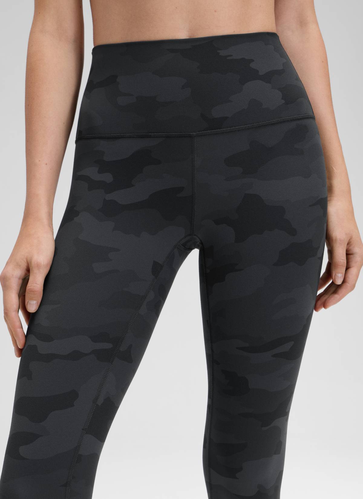 Ruang Istirehat Yoga Wanita CRZ YOGA Bertingkat Tinggi Butterluxe Legging Yoga 19'' Penyamaran Kelabu Gelap 2
