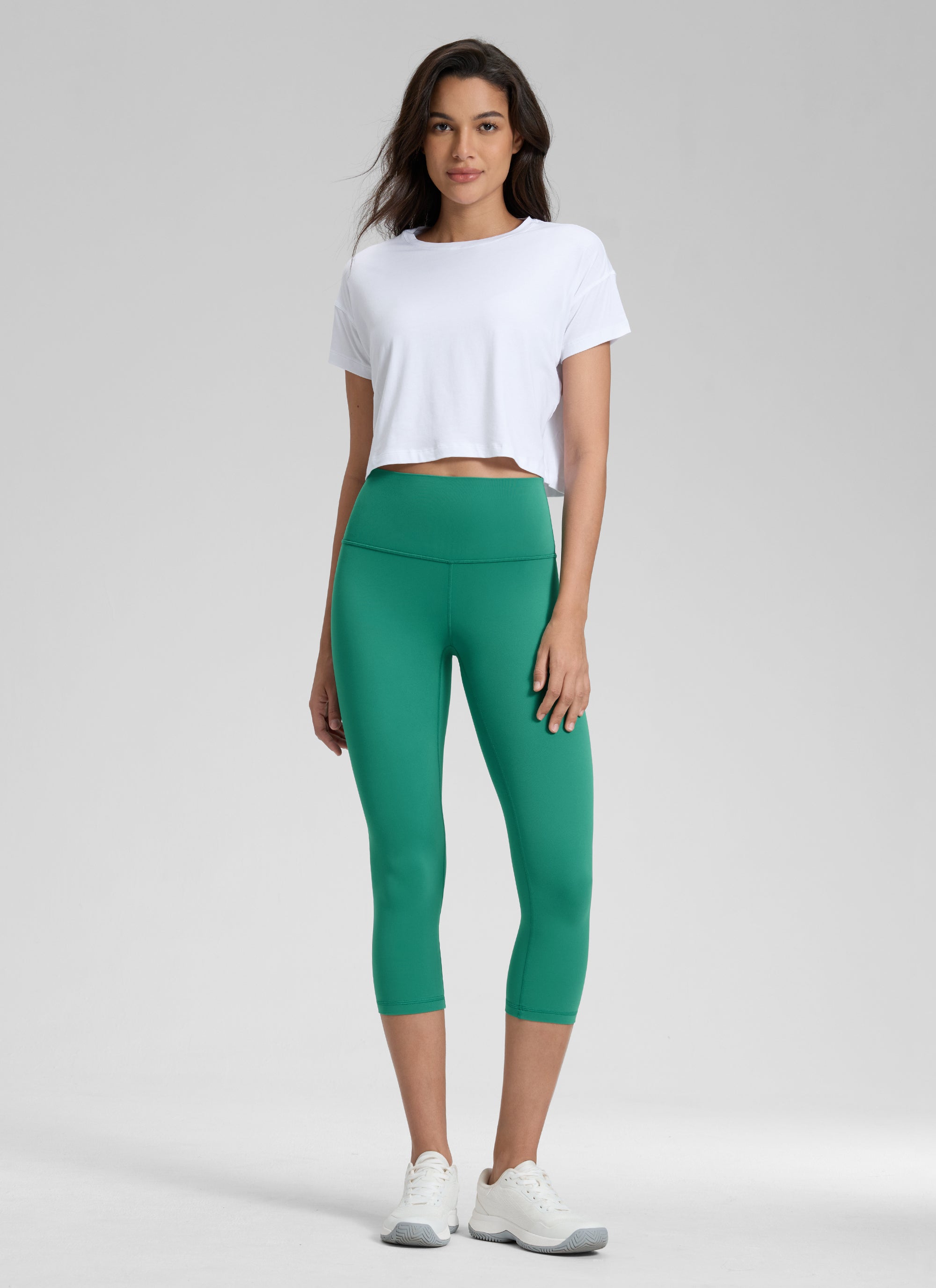 Ruang Istirehat Yoga Wanita CRZ YOGA Bertingkat Tinggi Butterluxe Legging Yoga 19'' Cascadia Green