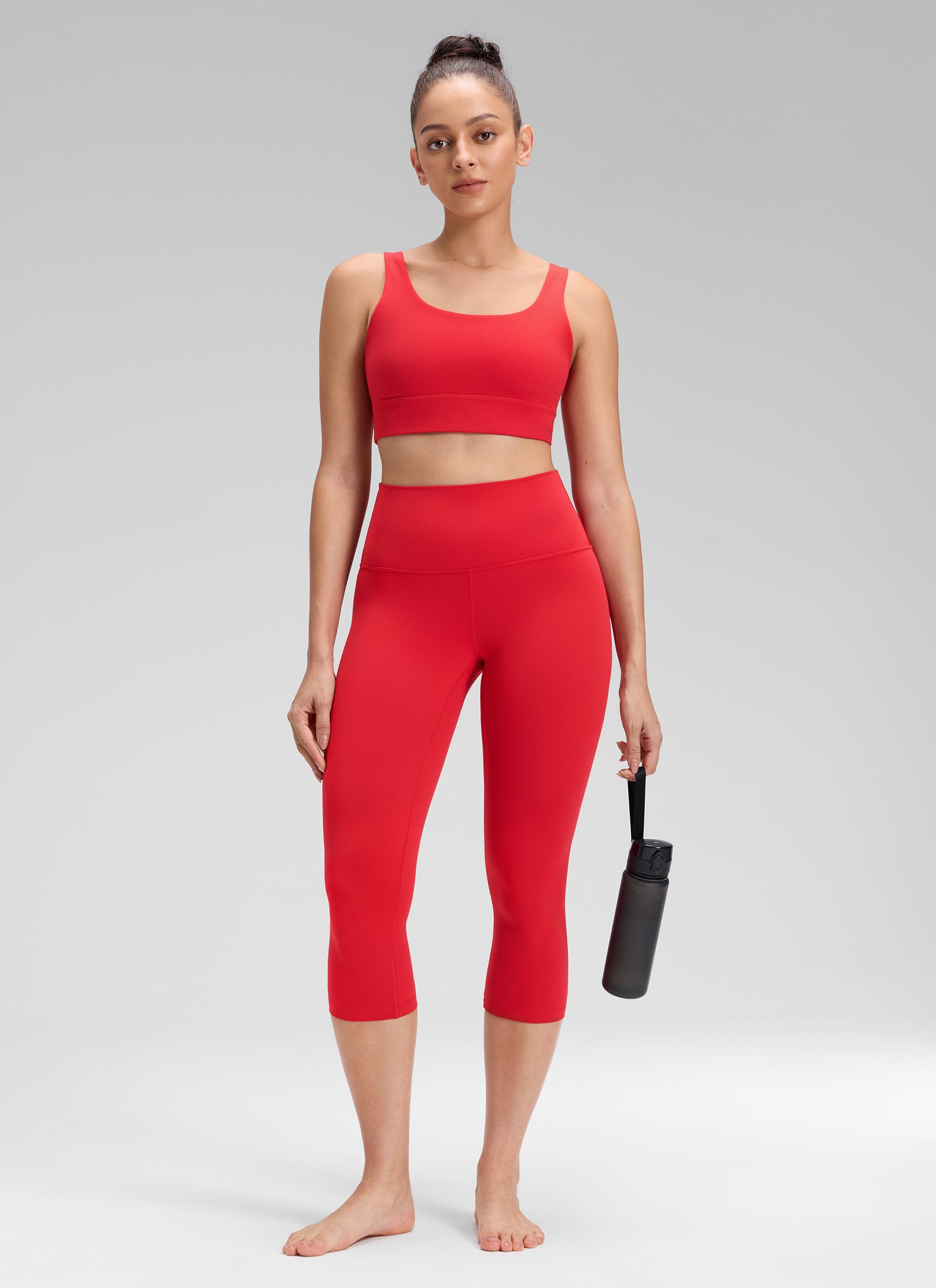 Ruang Istirehat Yoga Wanita CRZ YOGA Bertingkat Tinggi Butterluxe Legging Yoga 19'' Aurora Red