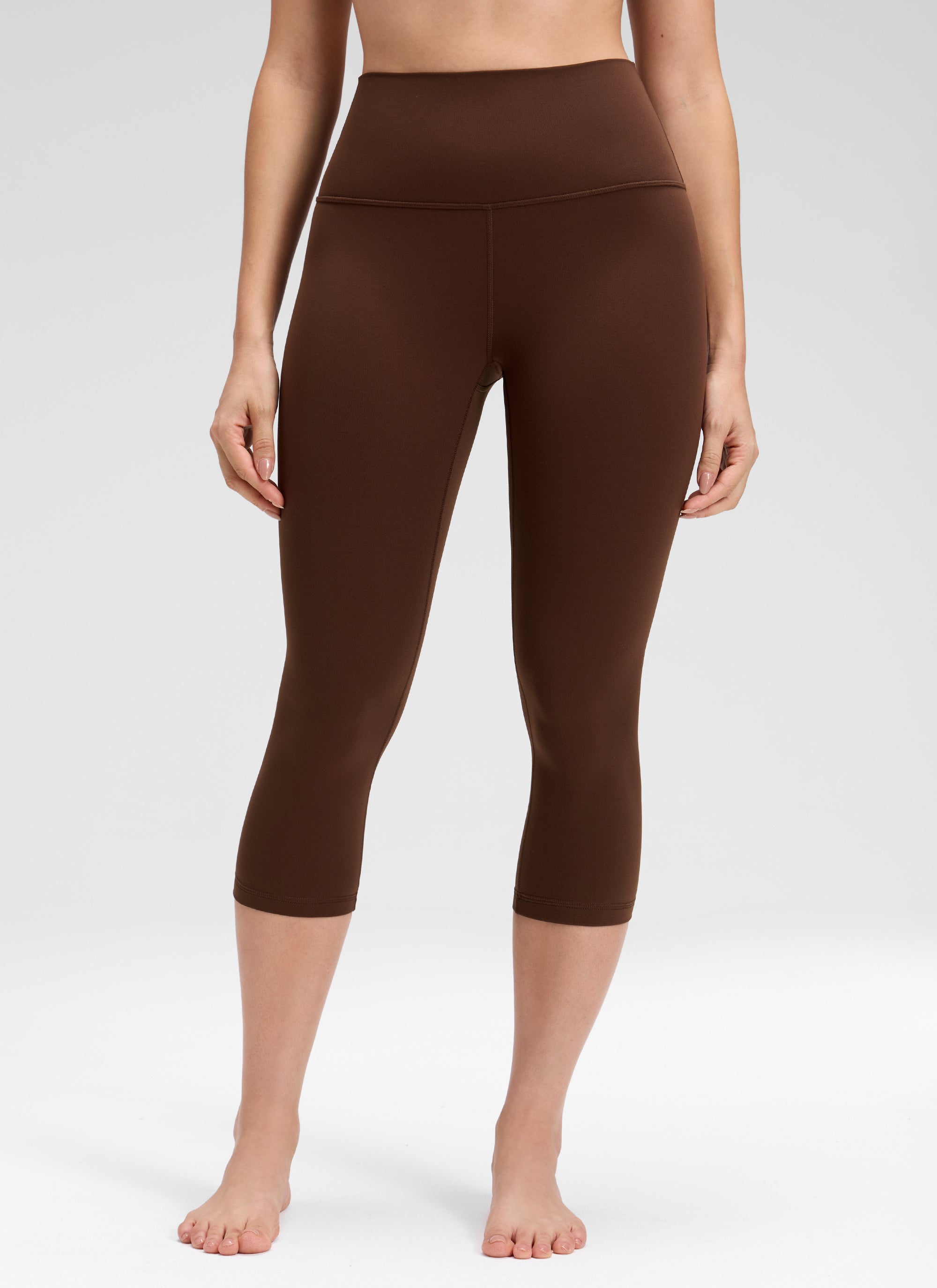 Ruang Istirehat Yoga Wanita CRZ YOGA Bertingkat Tinggi Butterluxe Legging Yoga 19'' Coklat Lava
