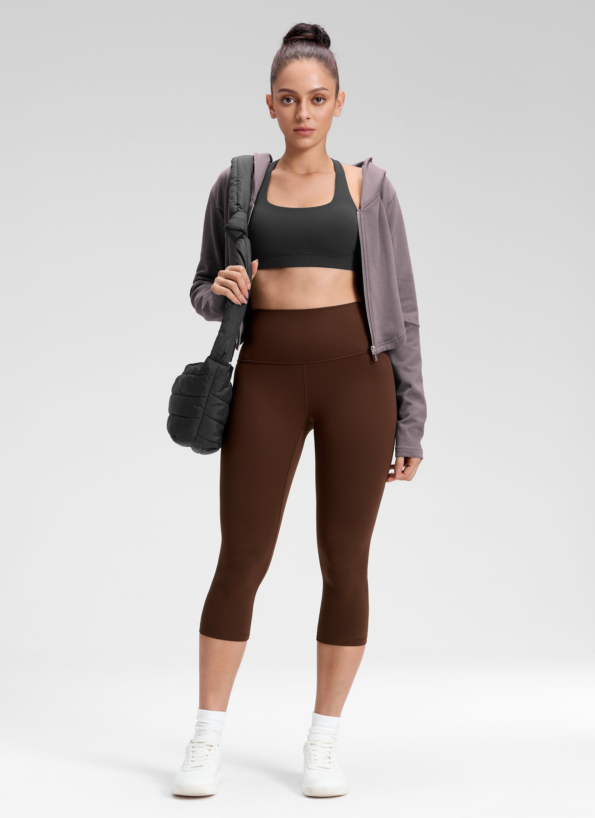 Ruang Istirehat Yoga Wanita CRZ YOGA Bertingkat Tinggi Butterluxe Legging Yoga 19'' Coklat Lava