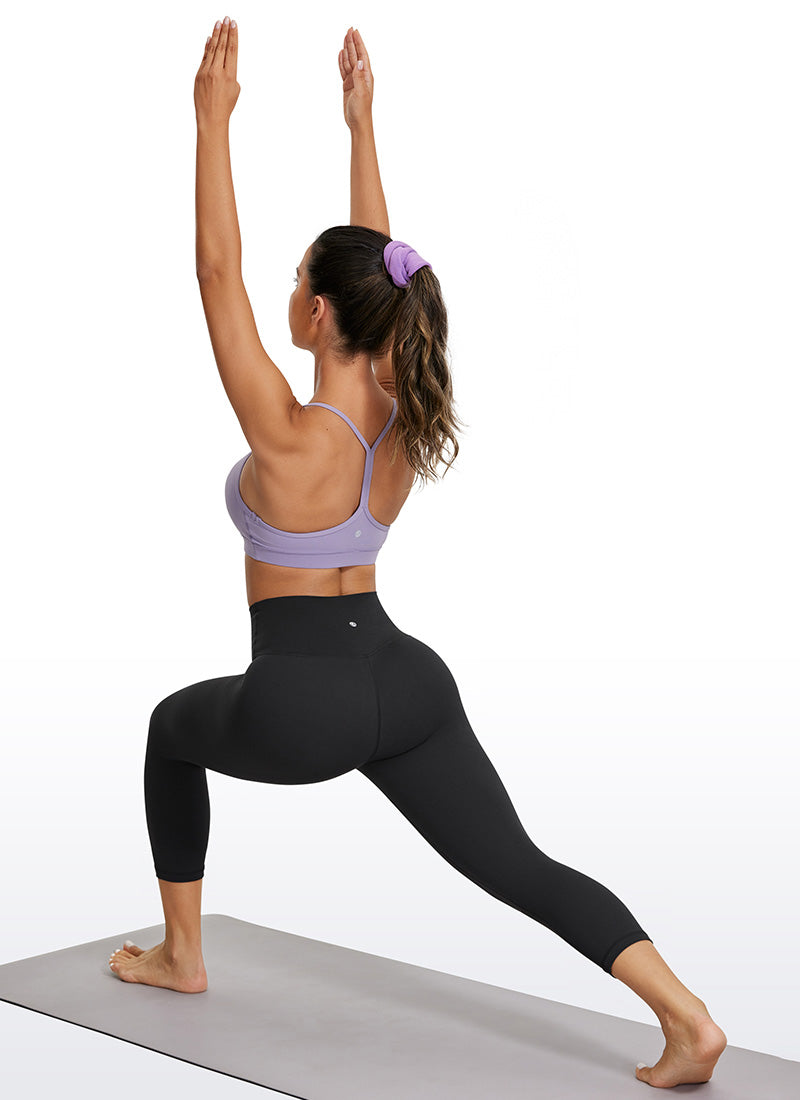 CRZ YOGA महिलाओं के योग लाउंज हाई राइज Butterluxe योग लेगिंग 53 सेमी ब्लैक