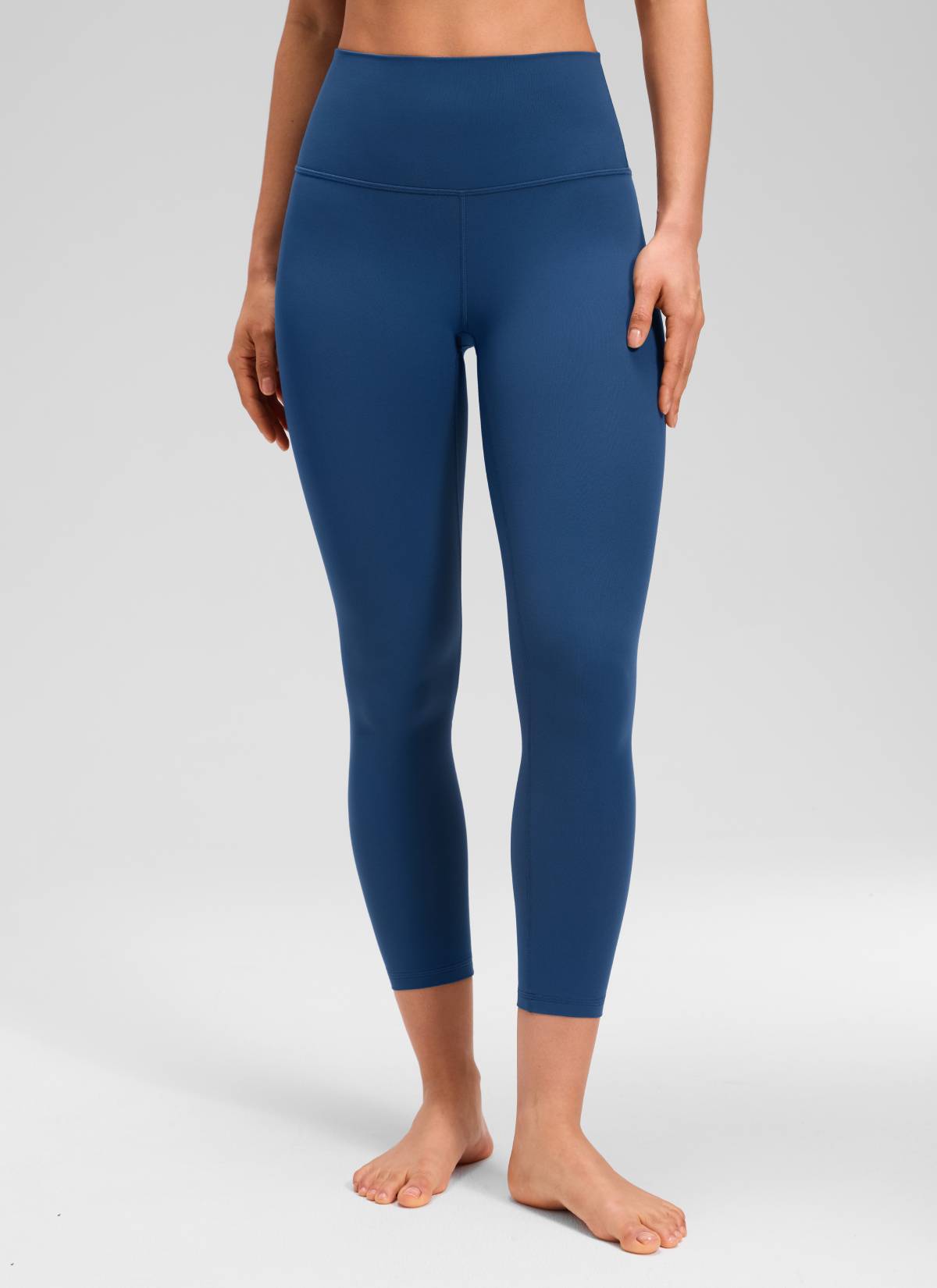 Ruang Istirehat Yoga Wanita CRZ YOGA Bertingkat Tinggi Butterluxe Legging Yoga 23'' Tentera Laut Perancis