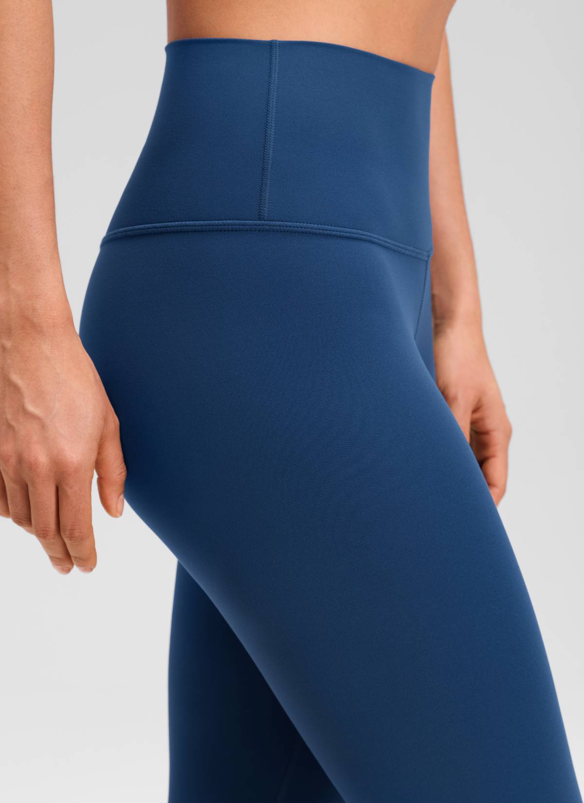 Ruang Istirehat Yoga Wanita CRZ YOGA Bertingkat Tinggi Butterluxe Legging Yoga 23'' Tentera Laut Perancis