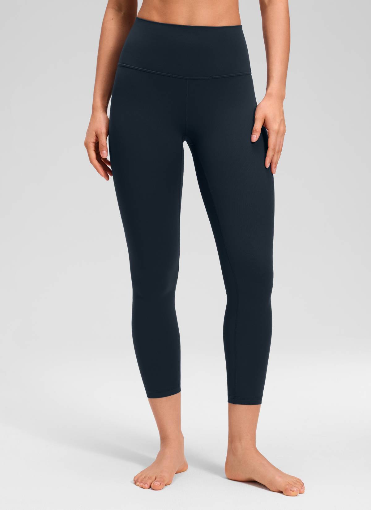 Ruang Istirehat Yoga Wanita CRZ YOGA Bertingkat Tinggi Butterluxe Legging Yoga 23'' Biru Laut Sejati