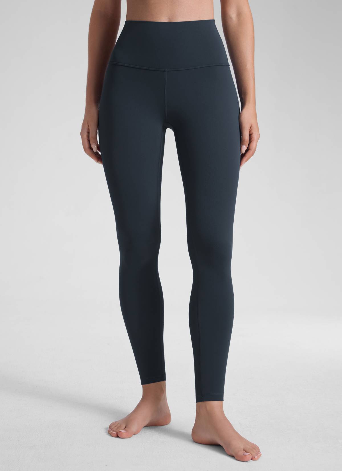 CRZ YOGA Yoga Lounge Wanita Bertingkat Tinggi Butterluxe Legging Yoga 28'' Biru Laut Sejati