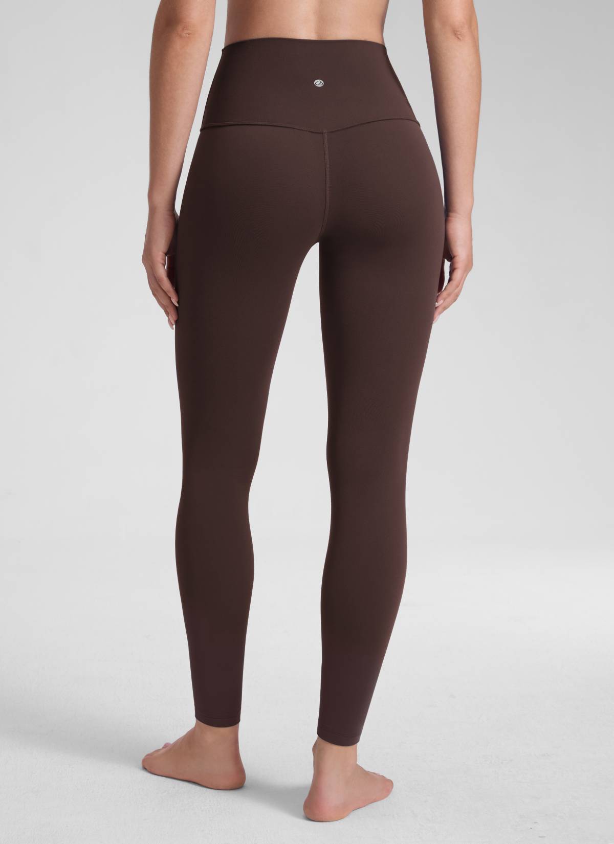 CRZ YOGA Yoga Lounge Wanita Bertingkat Tinggi Butterluxe Legging Yoga 28'' Coklat Fudge Panas
