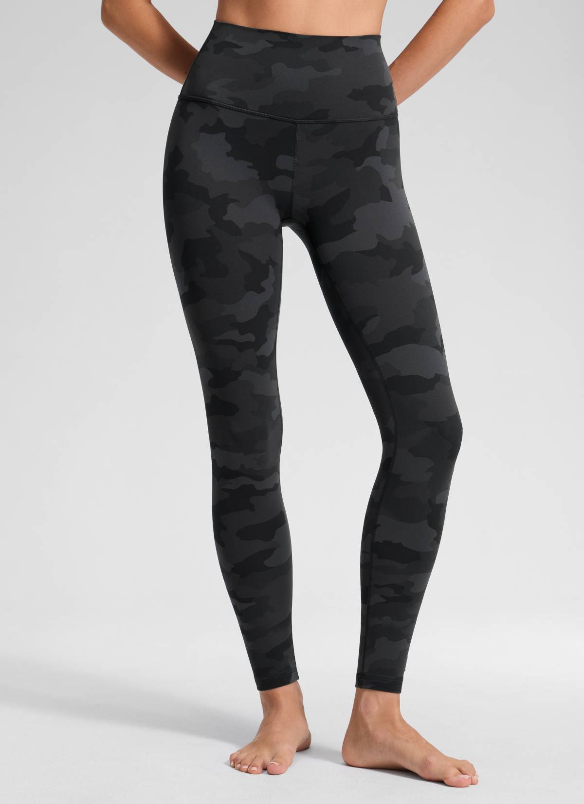 CRZ YOGA Yoga Lounge Wanita Bertingkat Tinggi Butterluxe Legging Yoga 28'' Penyamaran Kelabu Gelap 2
