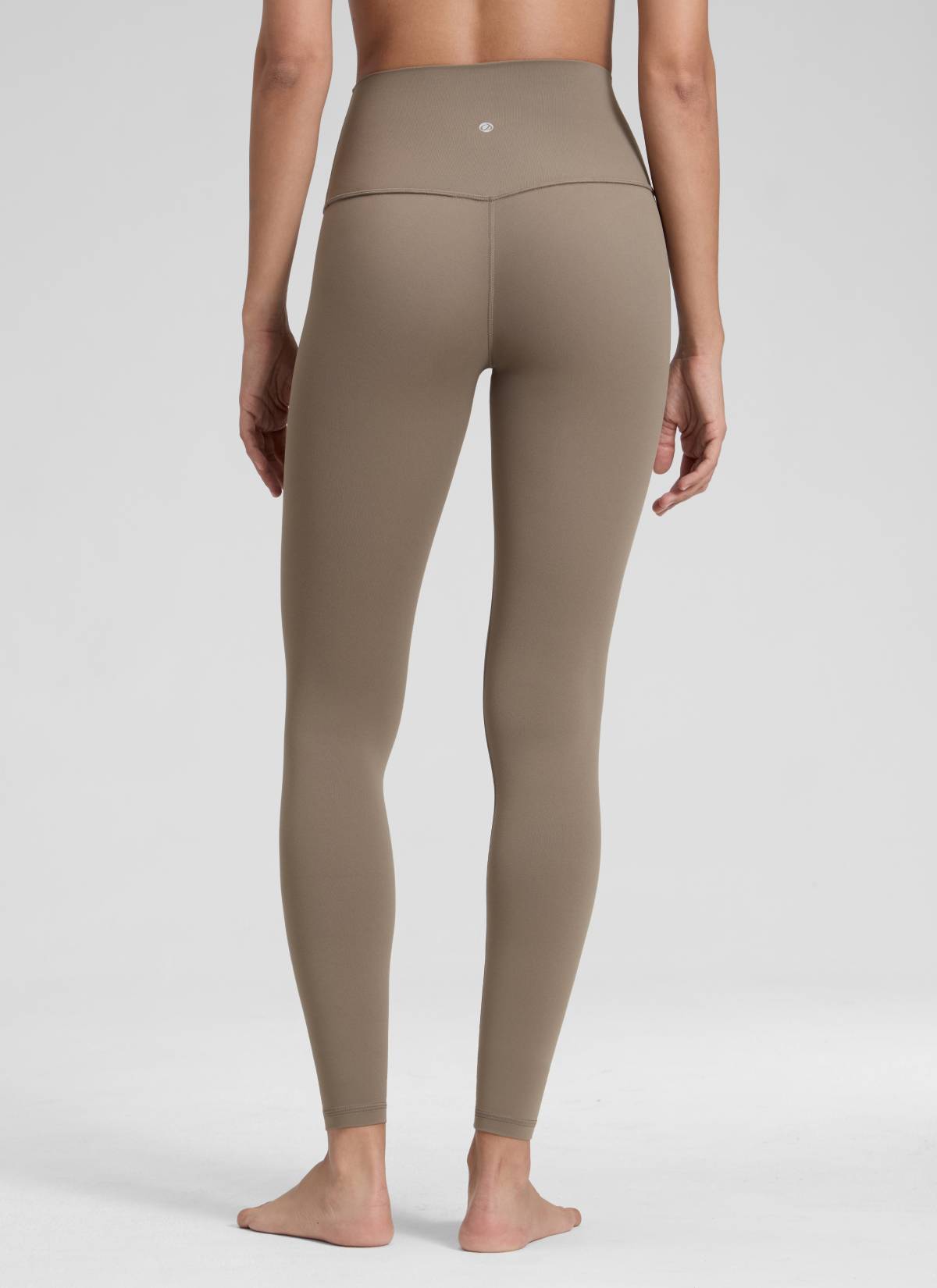 CRZ YOGA Women's Yoga Lounge High Rise Butterluxe Yoga Leggings 28'' Nomad Grey @model_info:Jenna