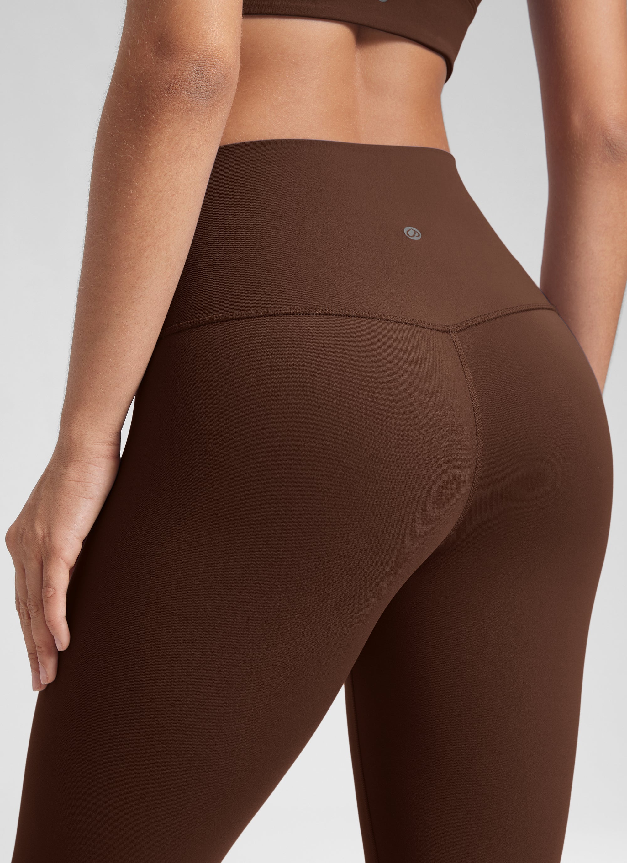 CRZ YOGA Yoga Lounge Wanita Bertingkat Tinggi Butterluxe Legging Yoga 28'' Coklat Lava