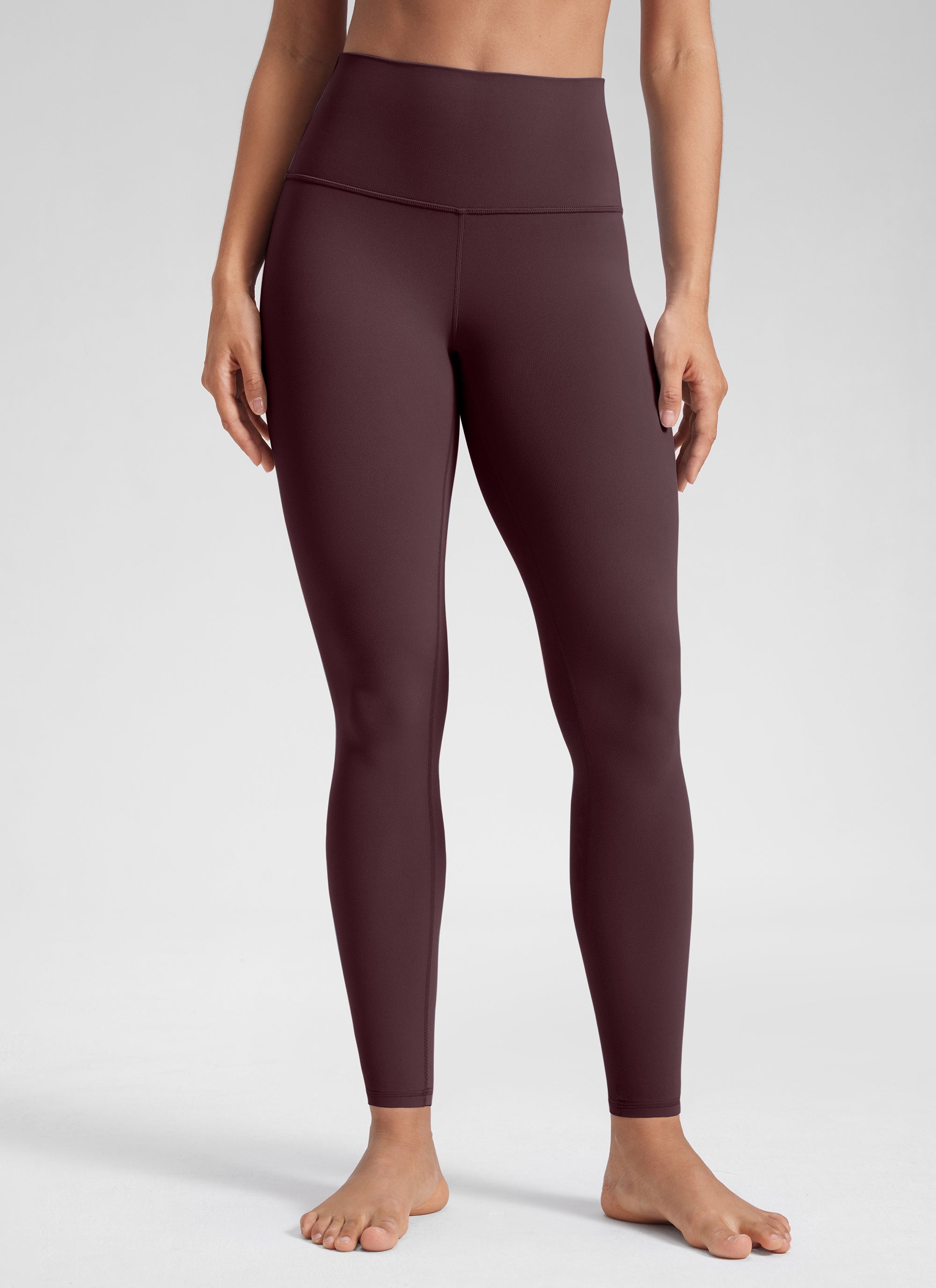 CRZ YOGA Yoga Lounge Wanita Bertingkat Tinggi Butterluxe Legging Yoga Plum Masak 28''