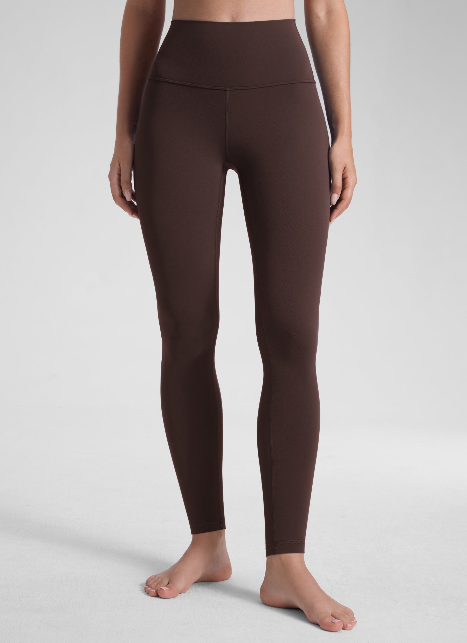 CRZ YOGA Yoga Lounge Wanita Bertingkat Tinggi Butterluxe Legging Yoga 30'' Coklat Fudge Panas
