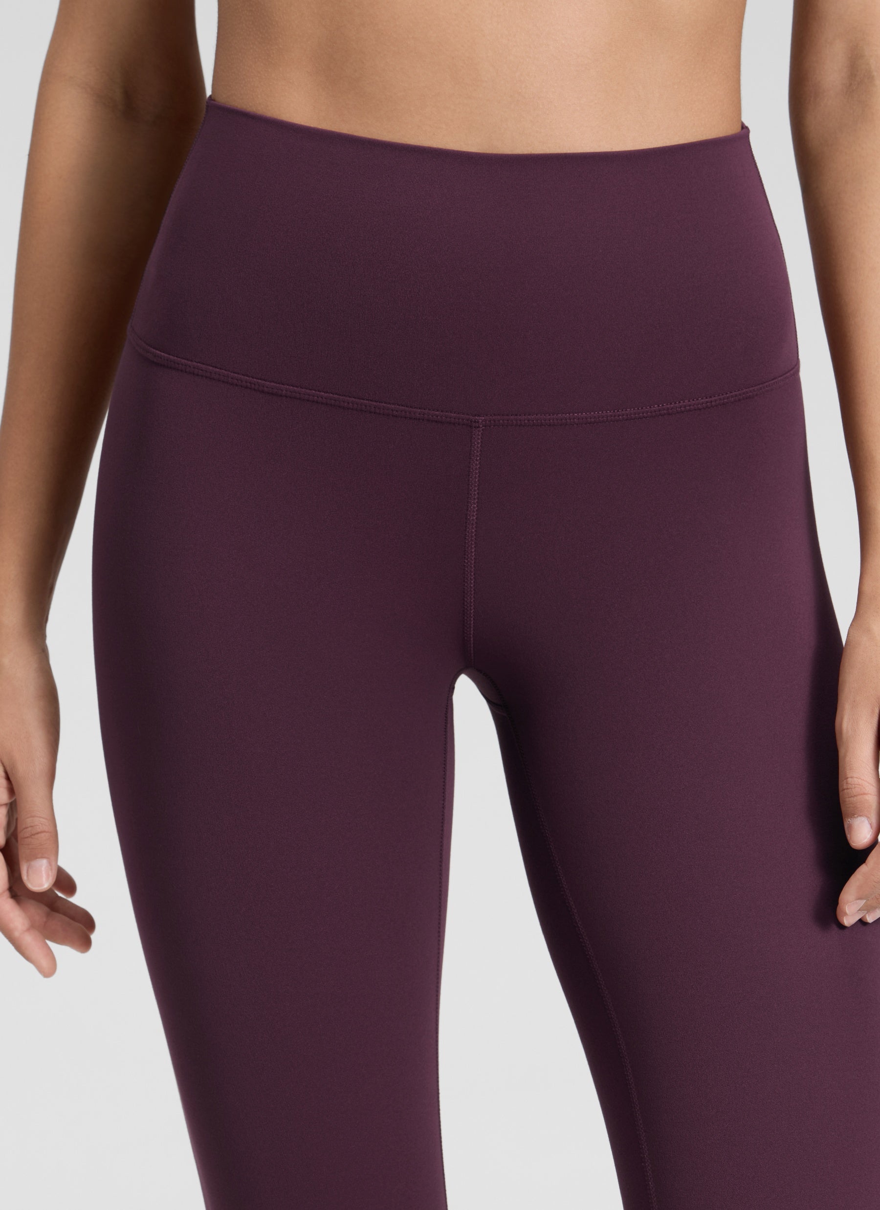 CRZ YOGA Yoga Lounge Wanita Bertingkat Tinggi Butterluxe Legging Yoga 30'' Ungu Tua
