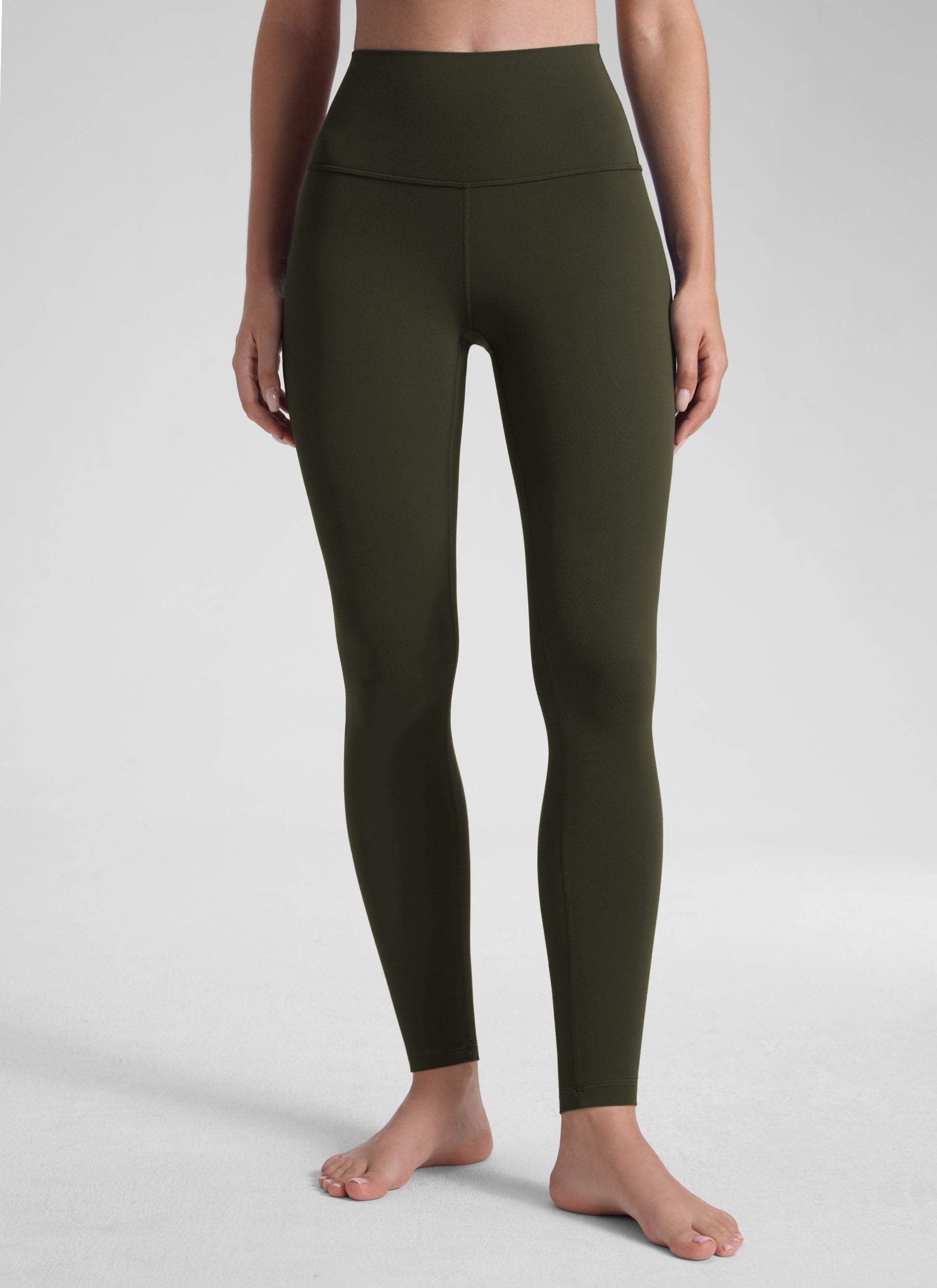 CRZ YOGA Yoga Lounge Wanita Bertingkat Tinggi Butterluxe Legging Yoga 30'' Hijau Zaitun