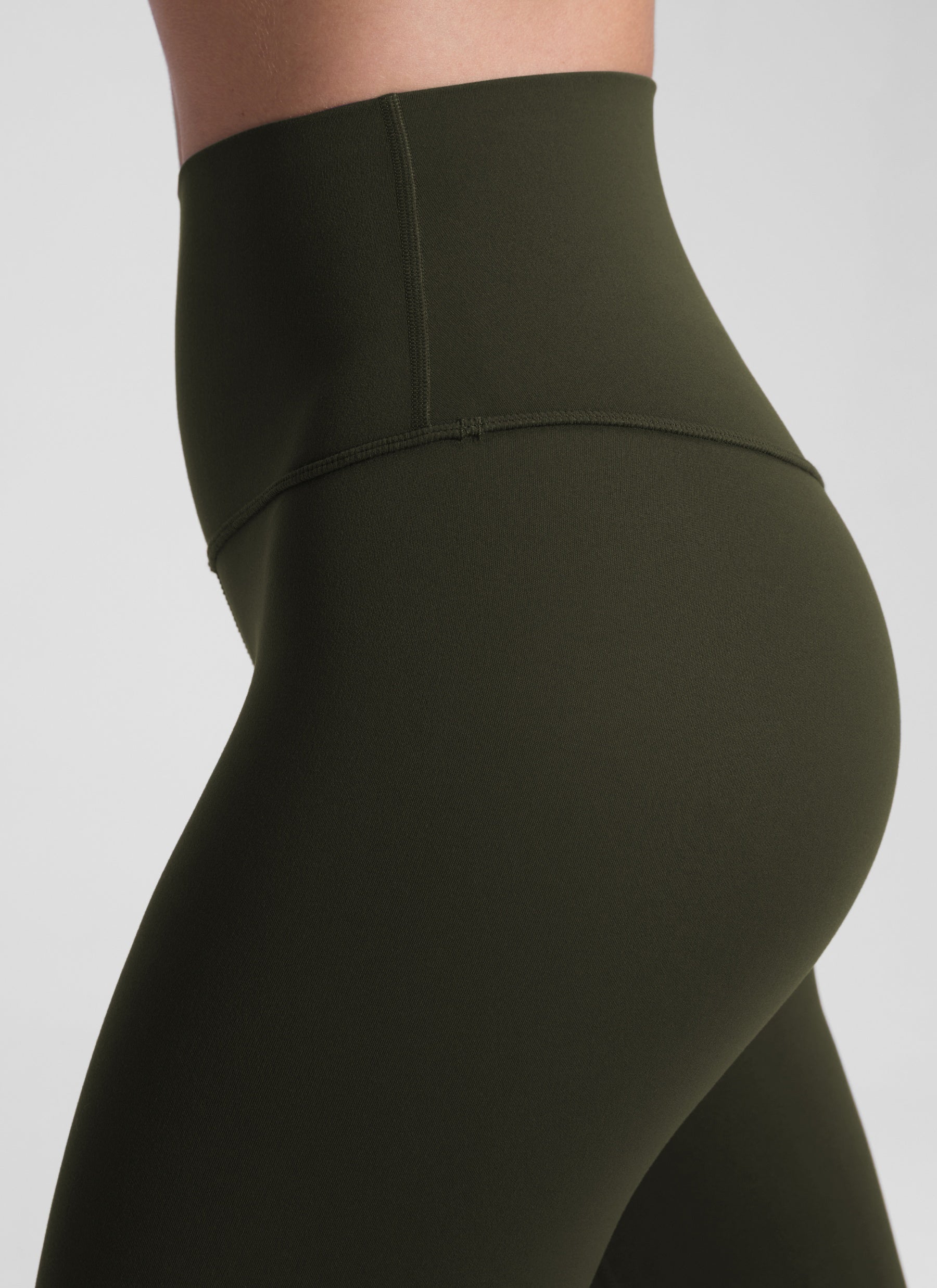 CRZ YOGA Yoga Lounge Wanita Bertingkat Tinggi Butterluxe Legging Yoga 30'' Hijau Zaitun