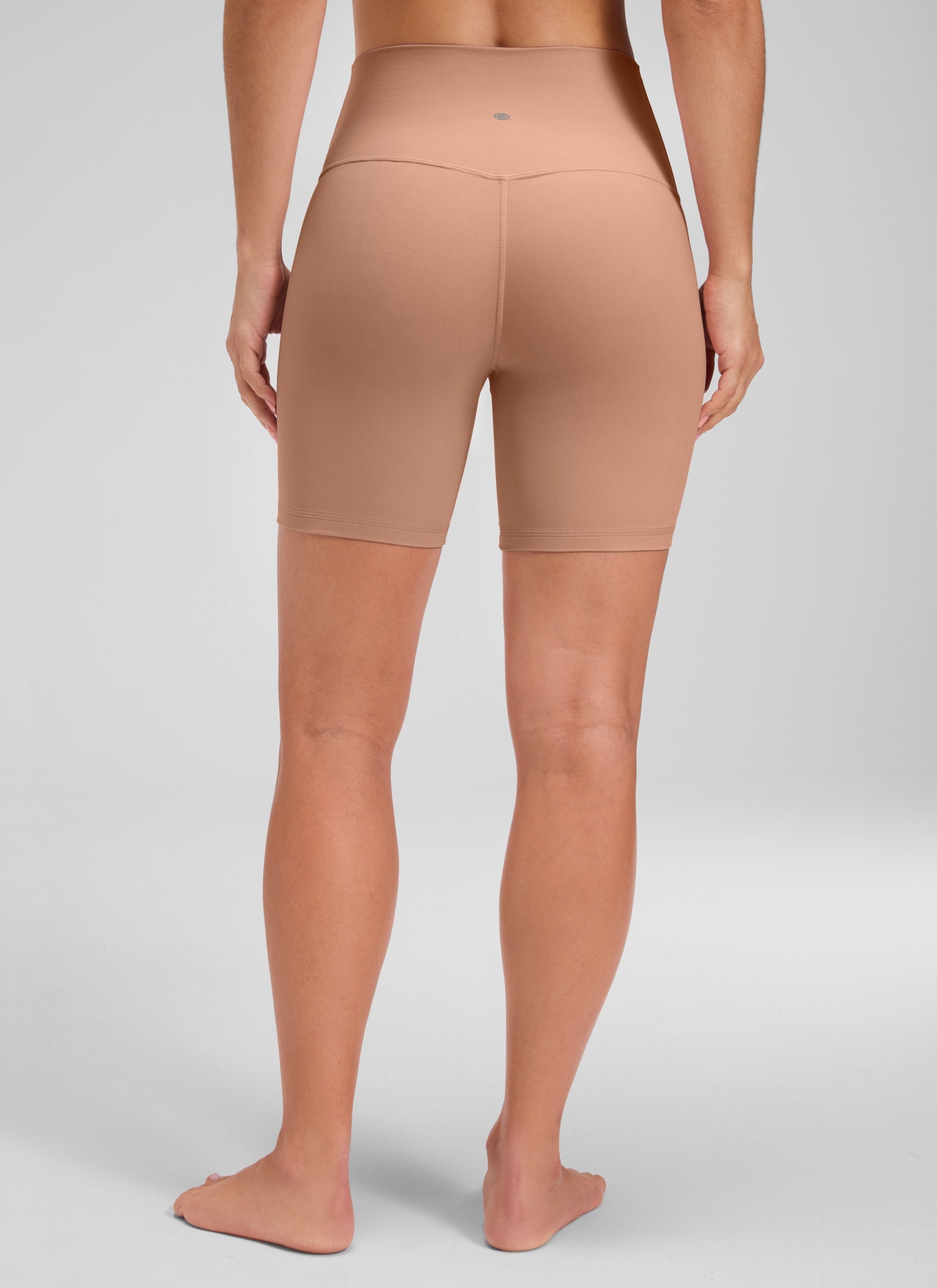 CRZ YOGA Quần short yoga cạp cao dành cho nữ kiểu biker Butterluxe 6'' Màu Mocha Mousse