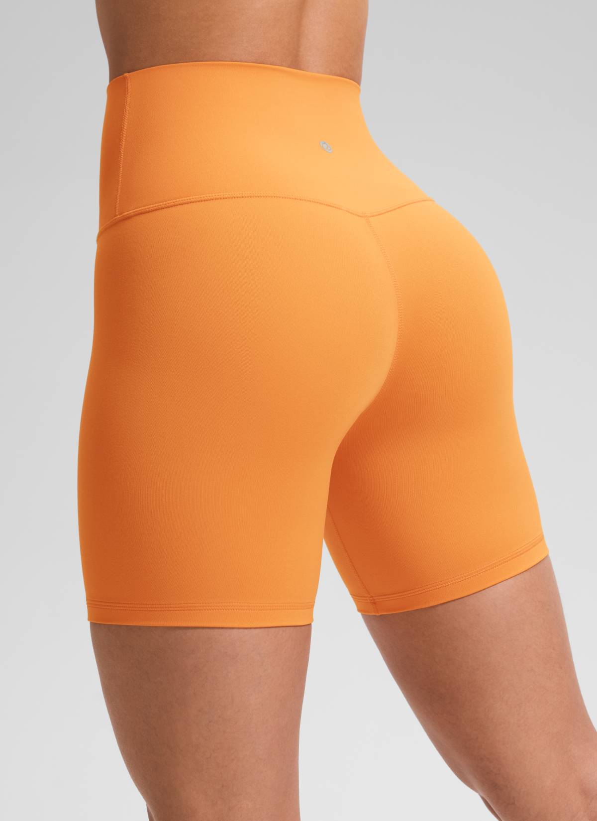 CRZ YOGA Quần short đạp xe cạp cao dành cho nữ Butterluxe 6'' Màu cam hổ