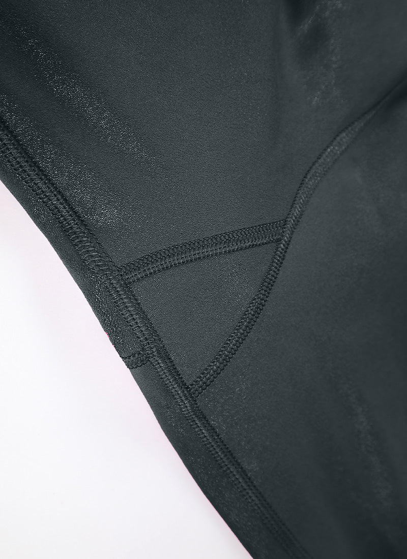 CRZ YOGA Legging Wanita dari Kulit Sintetis Matte " Butterluxe " 25'' Melanite Classic