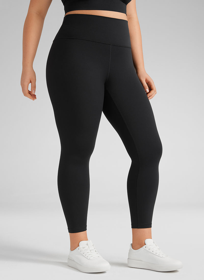 CRZ YOGA Yoga Tinggi Saiz Besar Wanita Butterluxe Seluar Legging 25'' Hitam